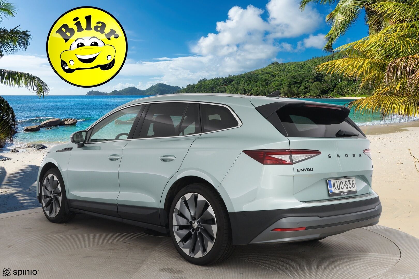 Skoda Enyaq 2022 80 iV - | ecoSuite nahkasisusta | Canton | Matrix LED | Lämpöpumppu | Koukku | ACC | BLIS | Muistipenkki | P.kamera | Keyless | 21" |