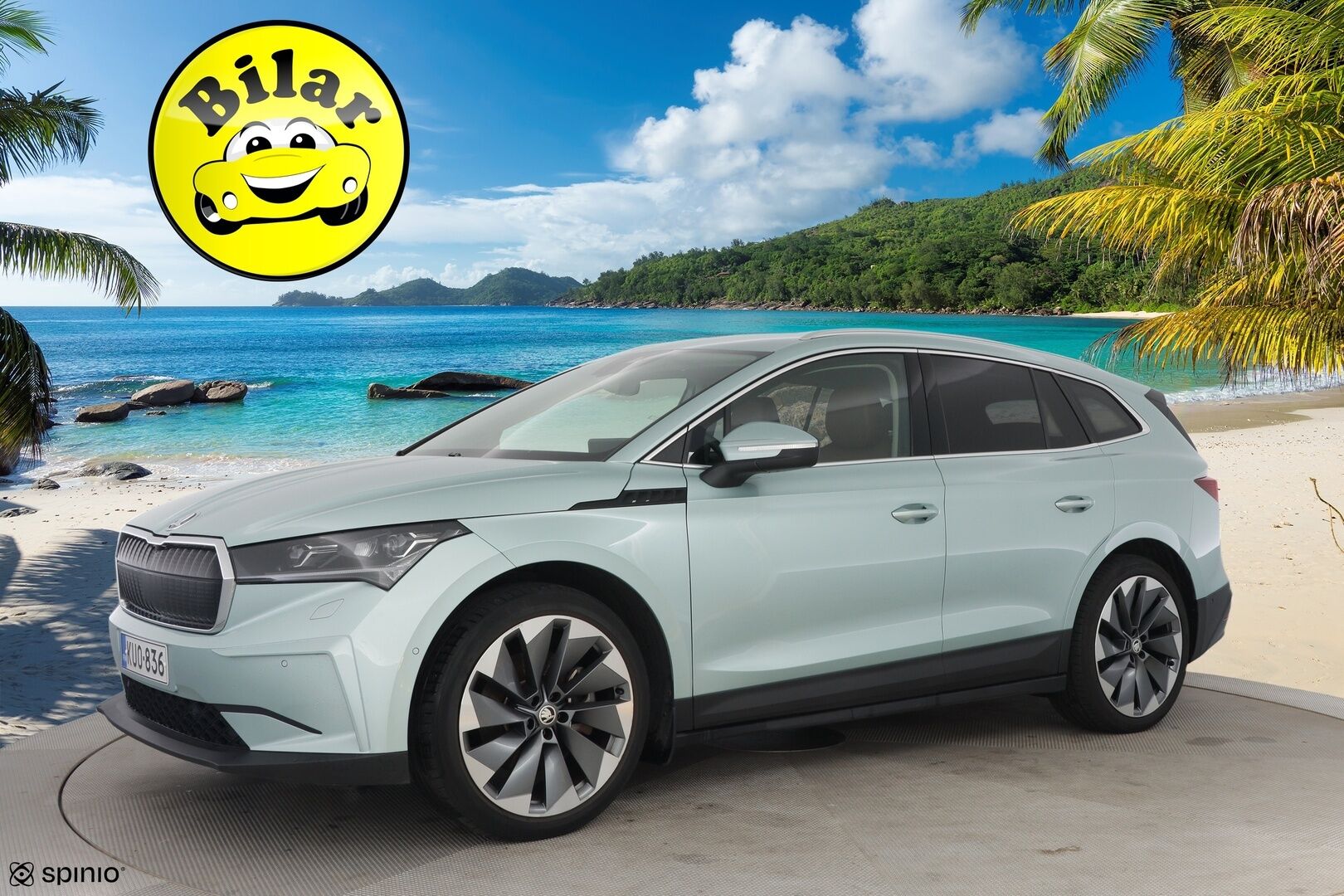 Skoda Enyaq 2022 80 iV - | ecoSuite nahkasisusta | Canton | Matrix LED | Lämpöpumppu | Koukku | ACC | BLIS | Muistipenkki | P.kamera | Keyless | 21" |