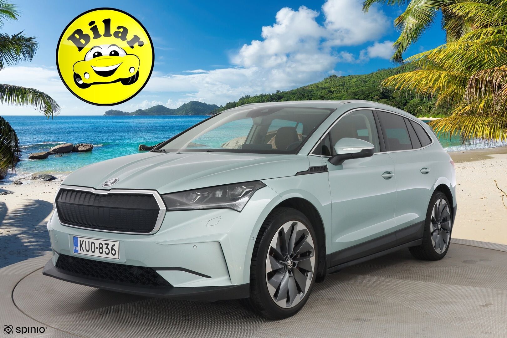 Skoda Enyaq 2022 80 iV - | ecoSuite nahkasisusta | Canton | Matrix LED | Lämpöpumppu | Koukku | ACC | BLIS | Muistipenkki | P.kamera | Keyless | 21" |