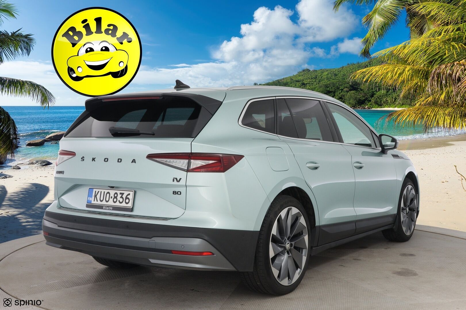 Skoda Enyaq 2022 80 iV - | ecoSuite nahkasisusta | Canton | Matrix LED | Lämpöpumppu | Koukku | ACC | BLIS | Muistipenkki | P.kamera | Keyless | 21" |