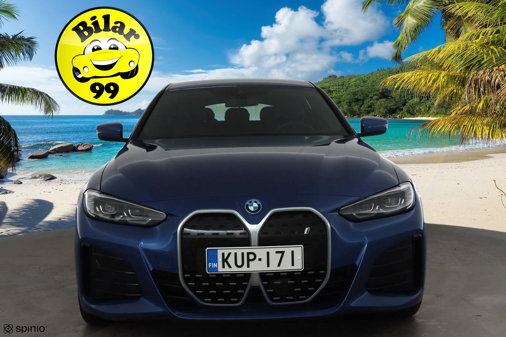 BMW i4 2023 eDrive40 M-Sport * ACC / P.kamera / Hifi / Navi / Sporttipenkit / Sähköluukku * - 1.Om Suomi-auto / Akku kuntotarkastettu / Kahdet renkaat aluvanteilla 