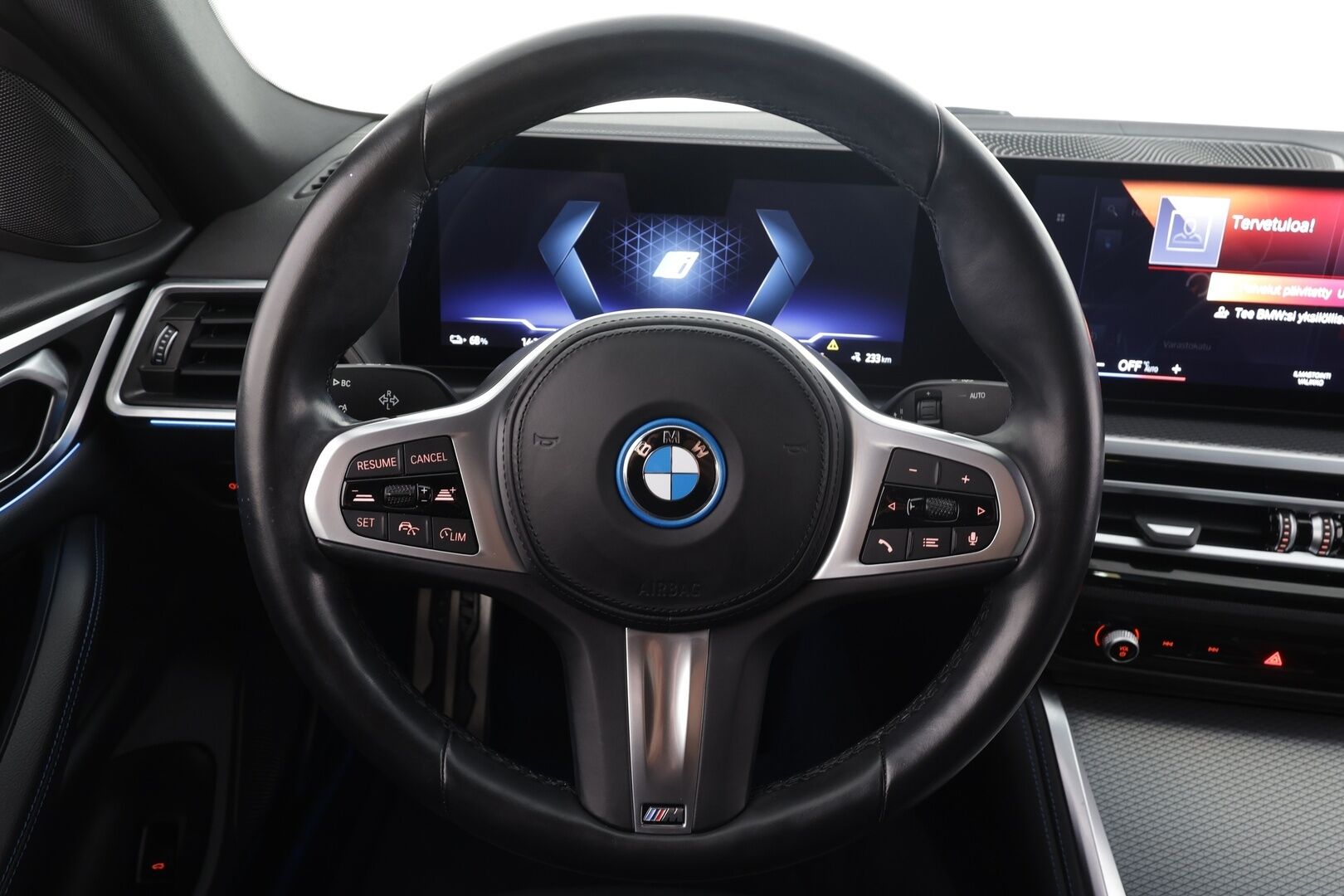 BMW i4 2023 eDrive40 M-Sport * ACC / P.kamera / Hifi / Navi / Sporttipenkit / Sähköluukku * - 1.Om Suomi-auto / Akku kuntotarkastettu / Kahdet renkaat aluvanteilla 