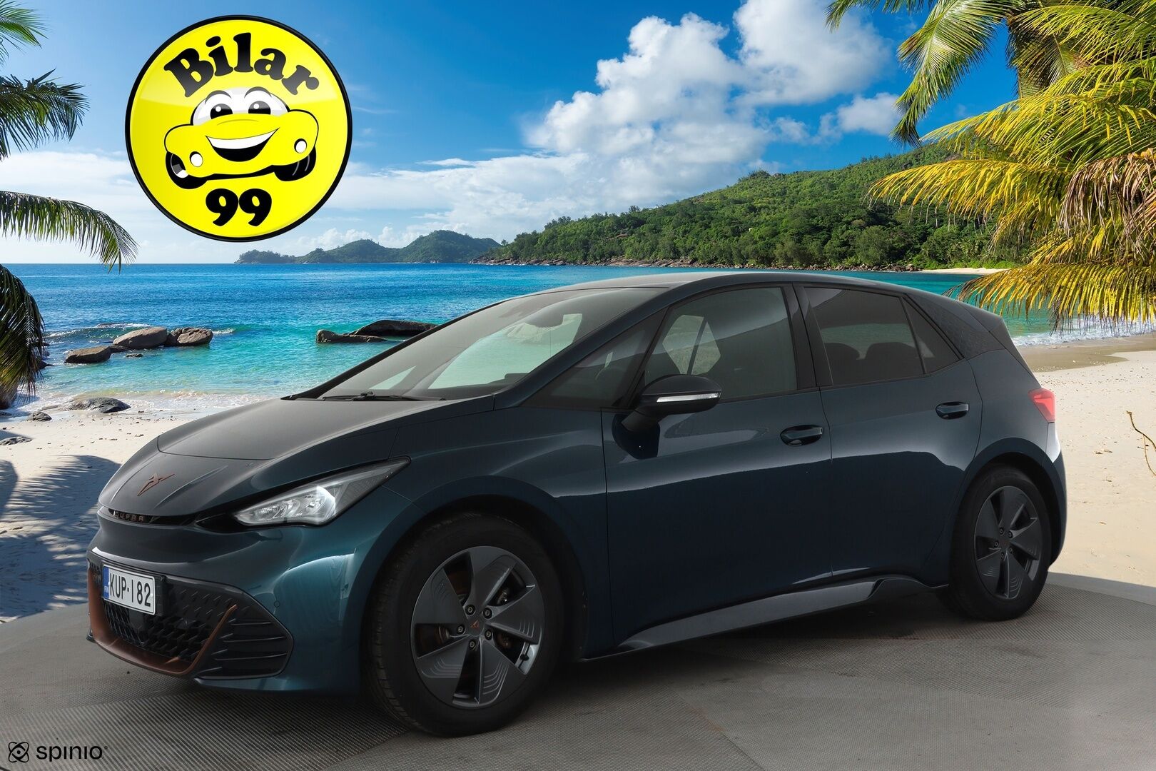 CUPRA Born 2022 150 kW 58kWh **ACC / LED / P.kamera / Digimittaristo / Ratinlämmitin / Navi / Kaistavahti** - Merkkihuollettu! / Akku kuntotarkastettu SoH 95,2% 