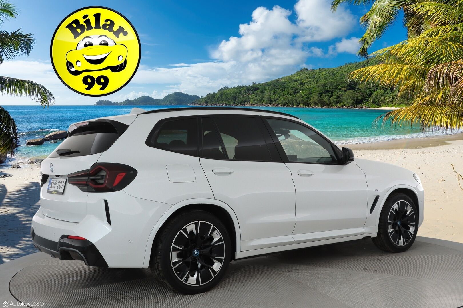 BMW iX3 2022 G08 M Sport Charged **Panorama / Koukku / Adapt.Vakkari / P.Kamera / LED-valot / Sporttipenkki Muistilla / Navi** - 3,99 % KORKOTARJOUS TÄHÄN AUTOON - Kaistavahti / 3-Aluienen AC / Comfort Access / 2x Renkaat