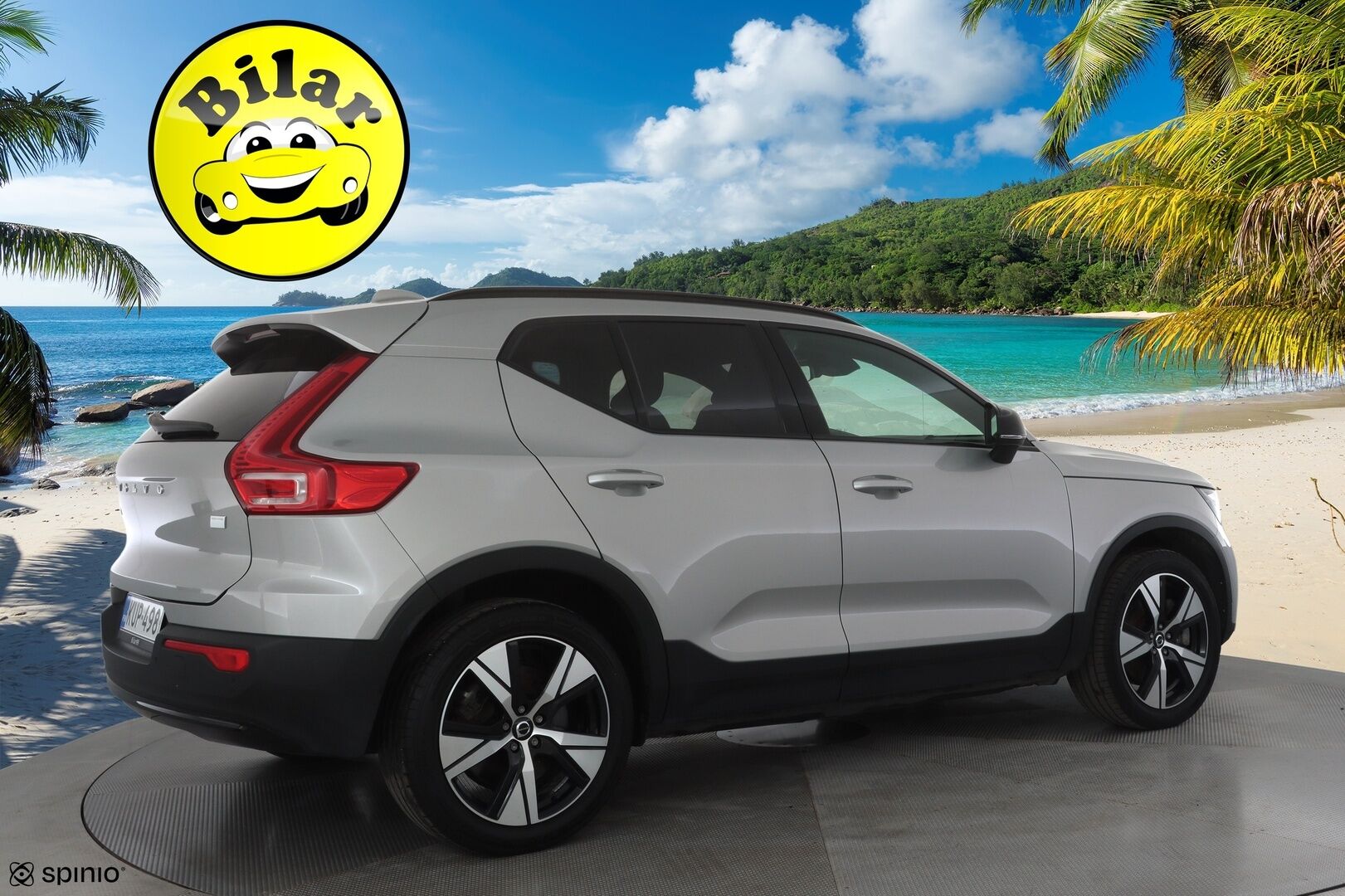 Volvo XC40 2023 Recharge Single Plus aut - Suomiauto | Lämpöpumppu | Akuston Esilämmitys | ACC | Peruutuskamera | Muistipenkki | Adapt.LED | 2x Renkaat Aluvantein!