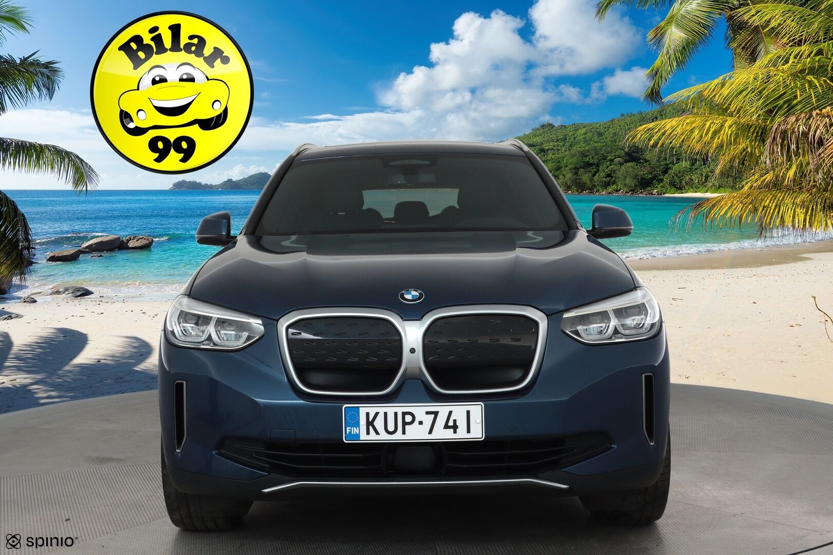 BMW iX3 2021 Charged Plus **Adapt.vakkari / H&K / 360° / HUD / Muistipenkki / Panorama / Adapt.LED / Navi** - 3,99 % KORKOTARJOUS TÄHÄN AUTOON - Kahdet renkaat aluvanteilla / Nahkaverhoilu / Digimittaristo / Adaptiivinen alusta / Comfort Access / Hieno!