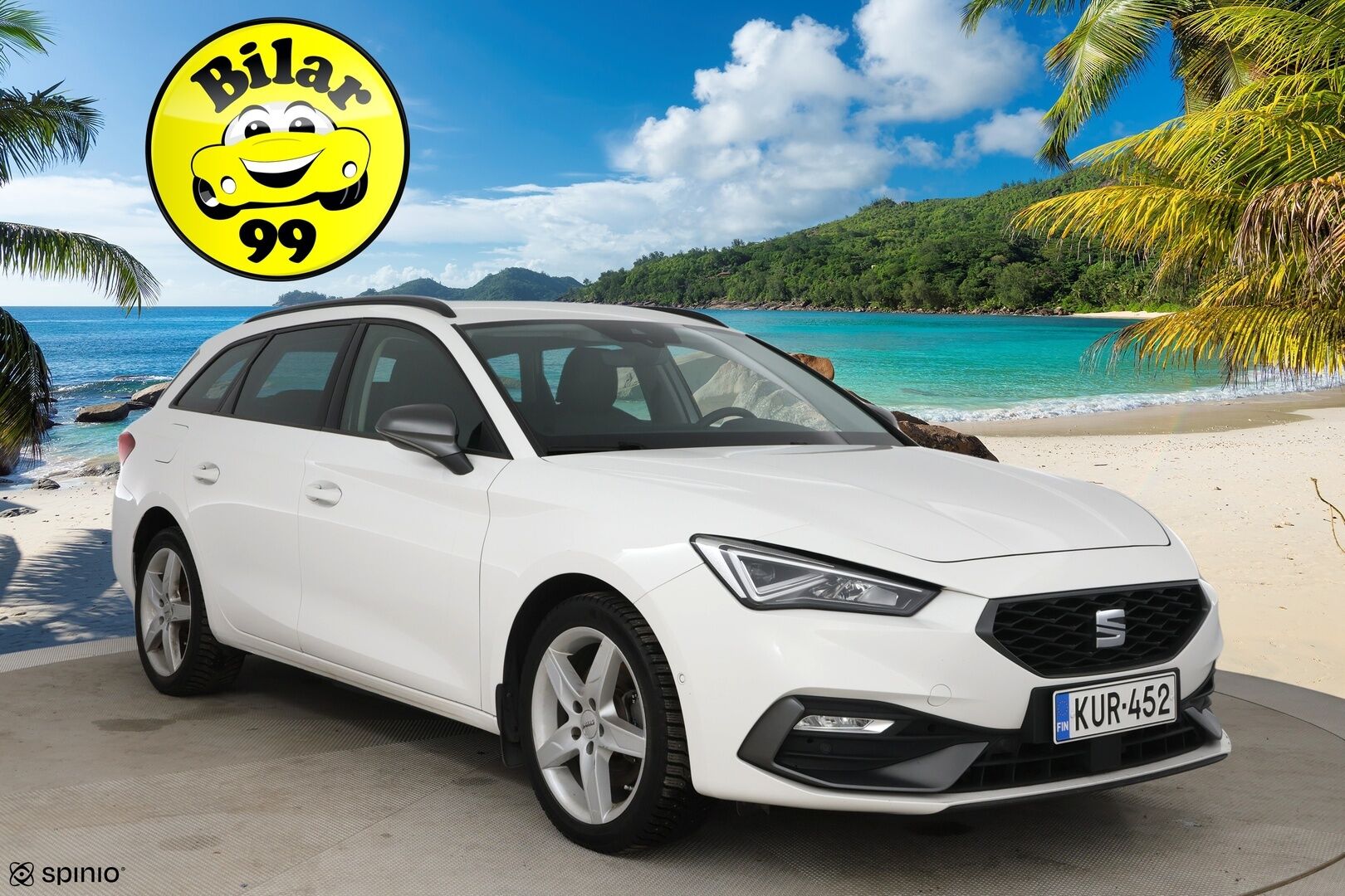 SEAT Leon Sportstourer 2021 1,4 PHEV 204 eHybrid FR DSG / Koukku / ACC / Muistipenkki / P. Kamera / LED / Nahka-alcantara / Esilämmitys / - / Keyless / Huippu varusteltu! / 2x hyvät renkaat&vanteet / Juuri huollettu! /