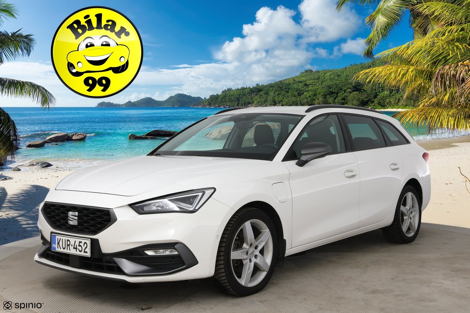 SEAT Leon Sportstourer 2021 1,4 PHEV 204 eHybrid FR DSG / Koukku / ACC / Muistipenkki / P. Kamera / LED / Nahka-alcantara / Esilämmitys / - / Keyless / Huippu varusteltu! / 2x hyvät renkaat&vanteet / Juuri huollettu! /