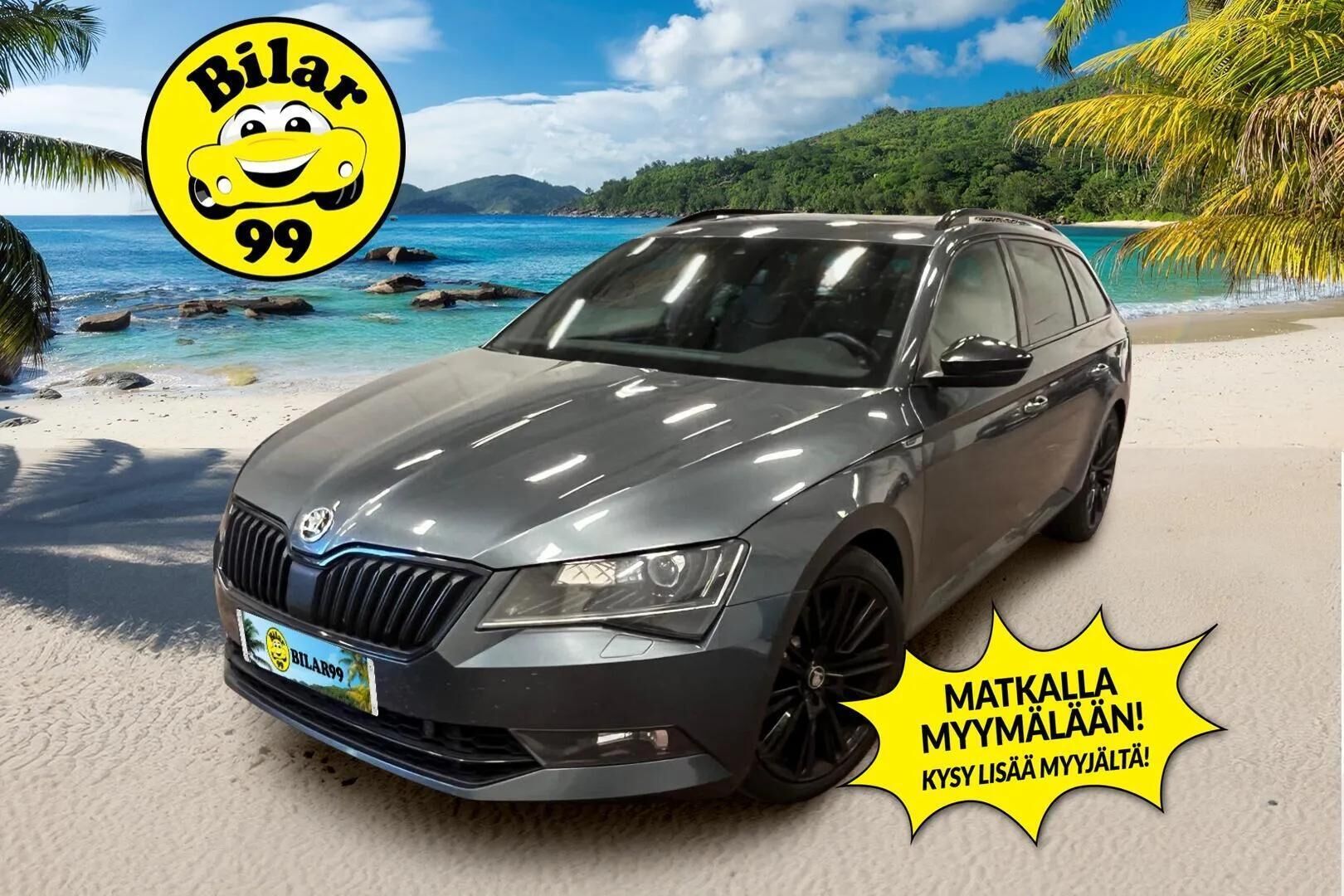 Skoda Superb 2018 Combi 2,0 TSI 280 4x4 SportLine DSG Autom. - | Koukku | Webasto | ACC | Panoraama | Sporttisähköpenkit muistilla | P.Kamera | Puolinahka | Navi | Touchpad | Keyless | 2x Skoda-alut