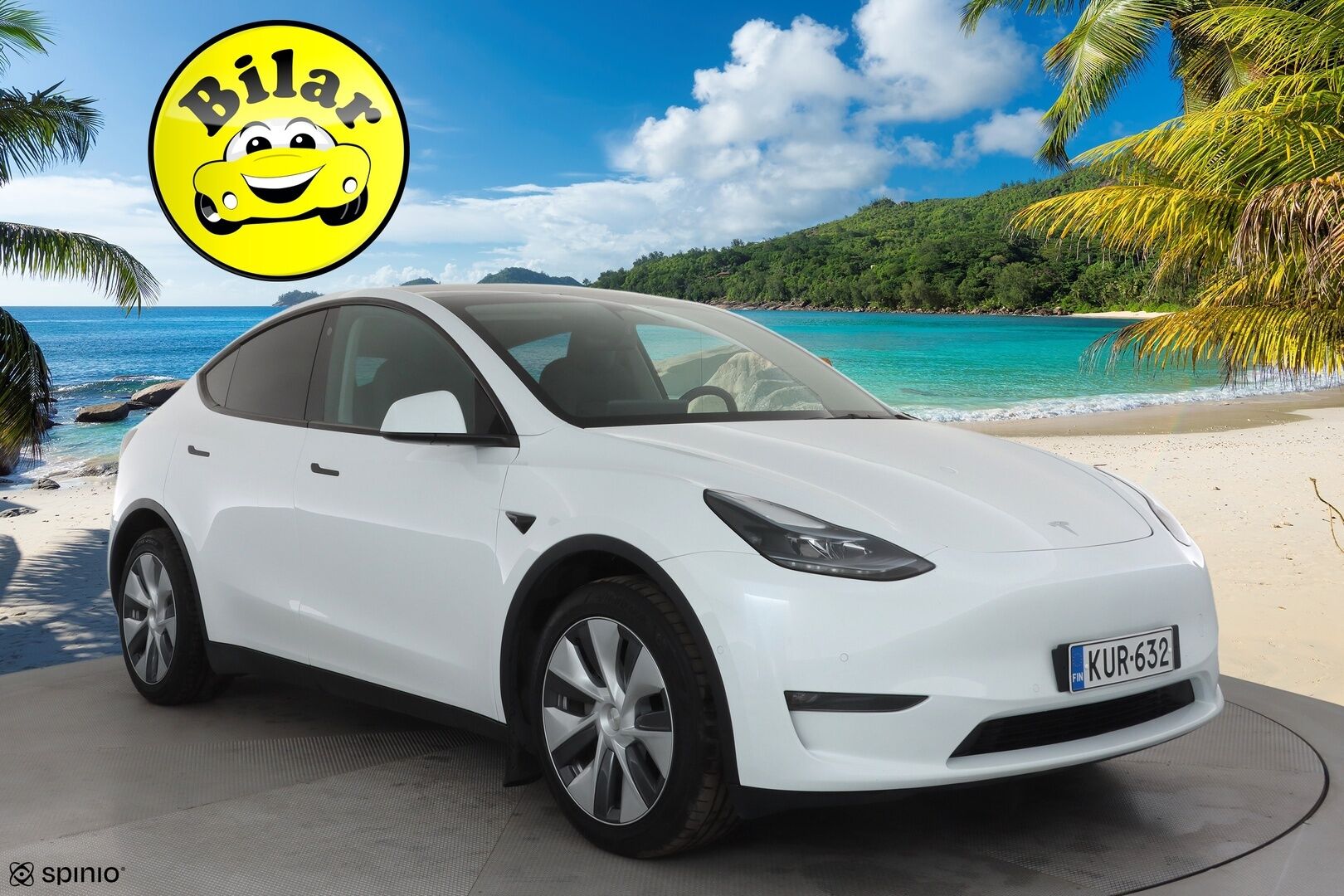Tesla Model Y 2022 Long Range - | ILP | ACC | Lasikatto | Matrix-LED | P.Kamera | Muistipenkki | Premium Audio | Navi | Keyless | 2x Latauskaapelit |