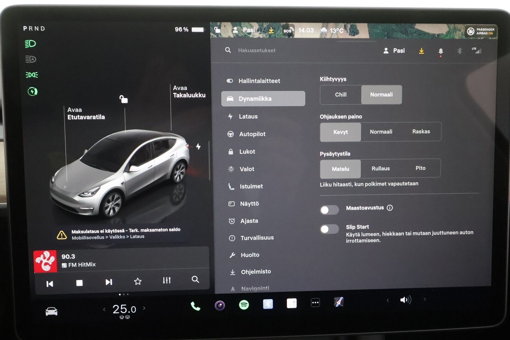 Tesla Model Y 2022 Long Range - | ILP | ACC | Lasikatto | Matrix-LED | P.Kamera | Muistipenkki | Premium Audio | Navi | Keyless | 2x Latauskaapelit |