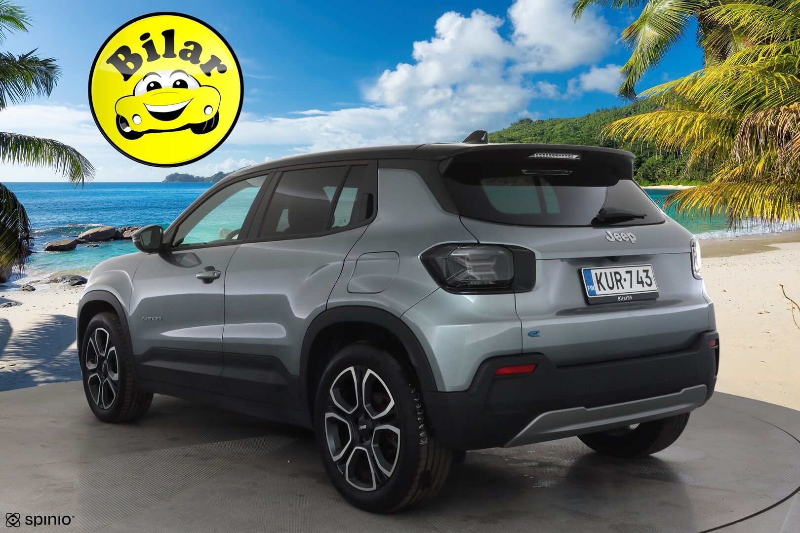 Jeep Avenger 2023 54kWh Automaatti Summit - | ACC | ILP | Puolinahat | LED | Ambient light | P.kamera | Keyless | Apple & Android | Lane Assist | Navi | Sähk. takaluukku | 2x renkaat aluin |
