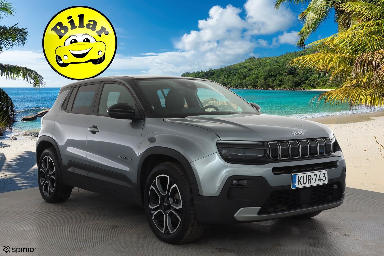 Jeep Avenger 2023 54kWh Automaatti Summit - | ACC | ILP | Puolinahat | LED | Ambient light | P.kamera | Keyless | Apple & Android | Lane Assist | Navi | Sähk. takaluukku | 2x renkaat aluin |