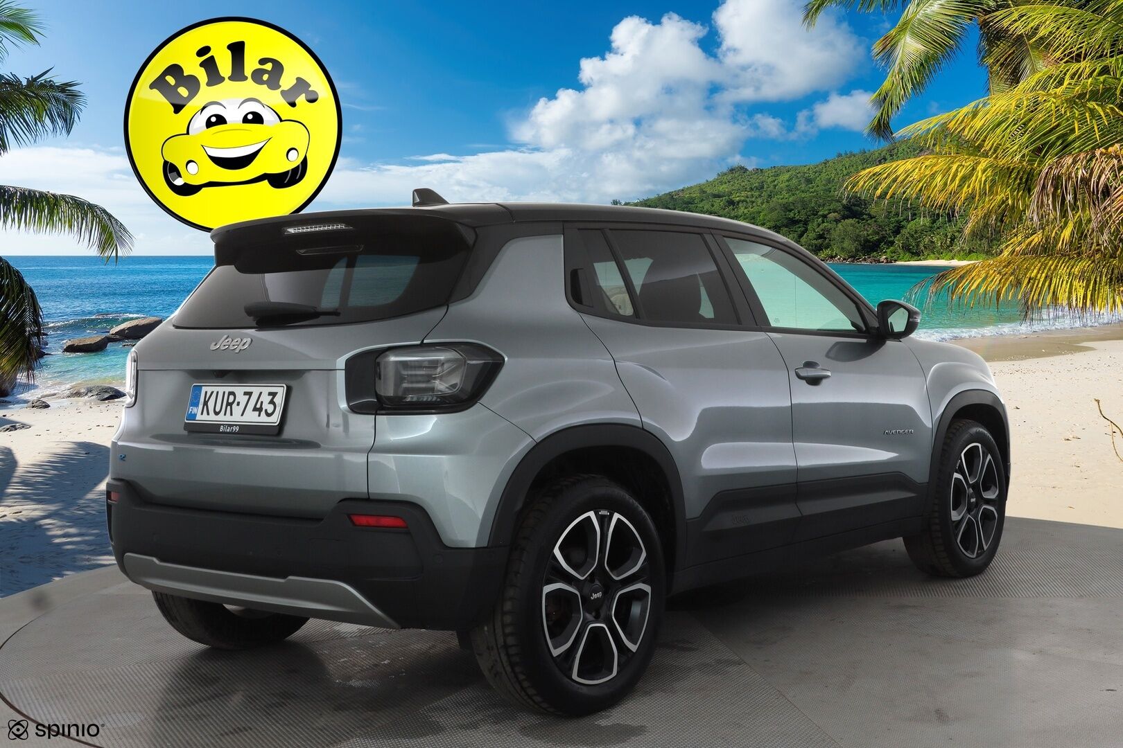 Jeep Avenger 2023 54kWh Automaatti Summit - | ACC | ILP | Puolinahat | LED | Ambient light | P.kamera | Keyless | Apple & Android | Lane Assist | Navi | Sähk. takaluukku | 2x renkaat aluin |