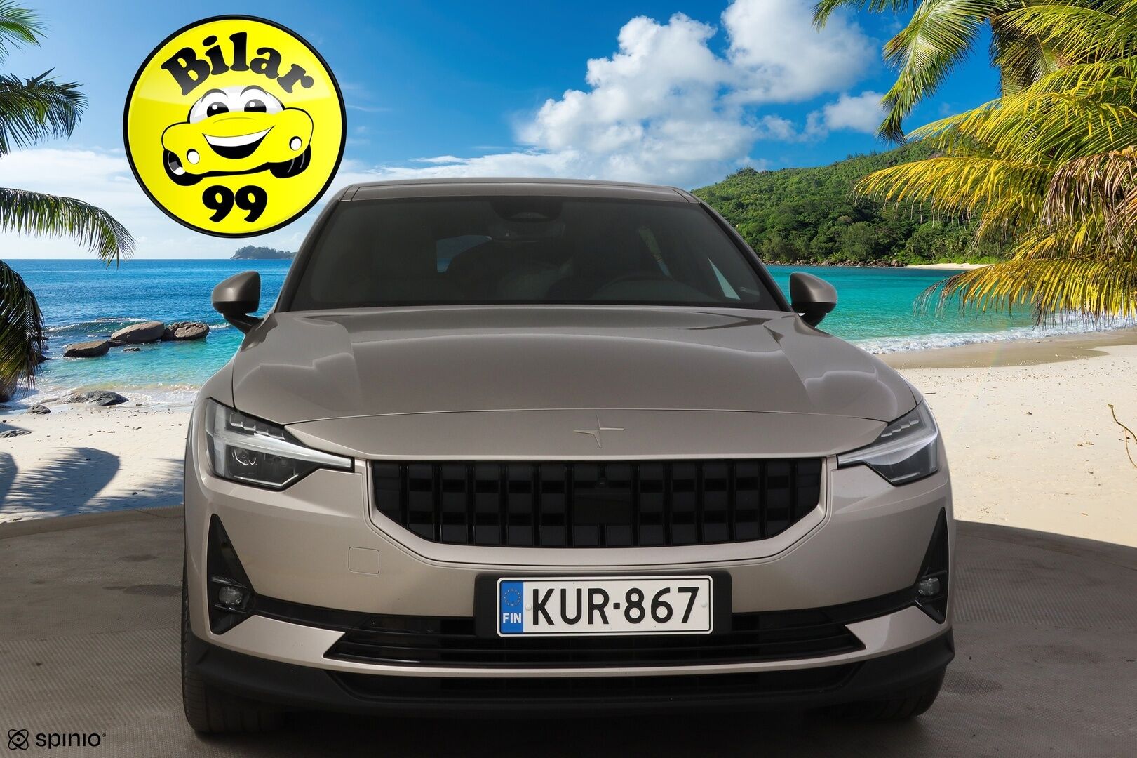 Polestar 2 2023 Long Range Single Motor, 170kW *Lasikatto / Koukku / ILP / ACC / H&K / 360° / LED / Sporttipenkki Muistilla / Navi* - 1-om Suomi-auto / Akku kuntotarkastettu SoH 96,1% / 2x Latauskaapelit /  Kahdet Renkaat / Merkkihuollettu!