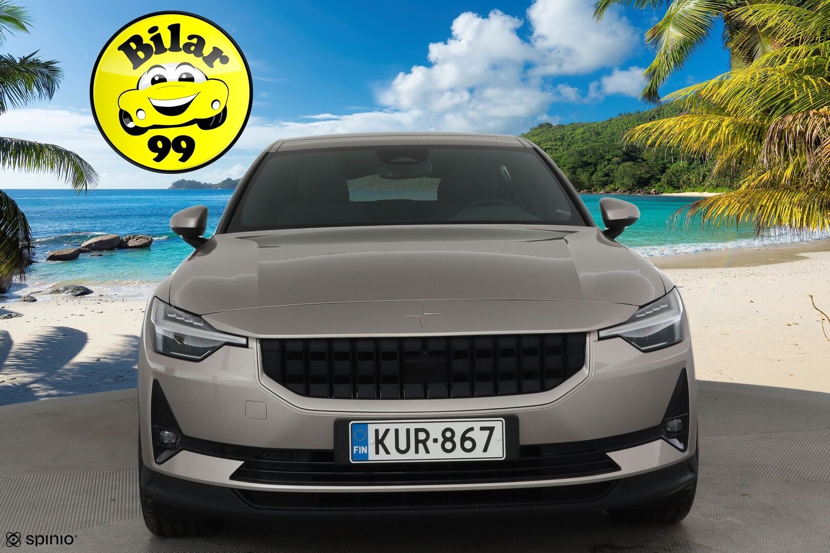 Polestar 2 2023 Long Range Single Motor, 170kW *Lasikatto / Koukku / ILP / ACC / H&K / 360° / LED / Sporttipenkki Muistilla / Navi* - 1-om Suomi-auto / Akku kuntotarkastettu SoH 96,1% / 2x Latauskaapelit /  Kahdet Renkaat / Merkkihuollettu!