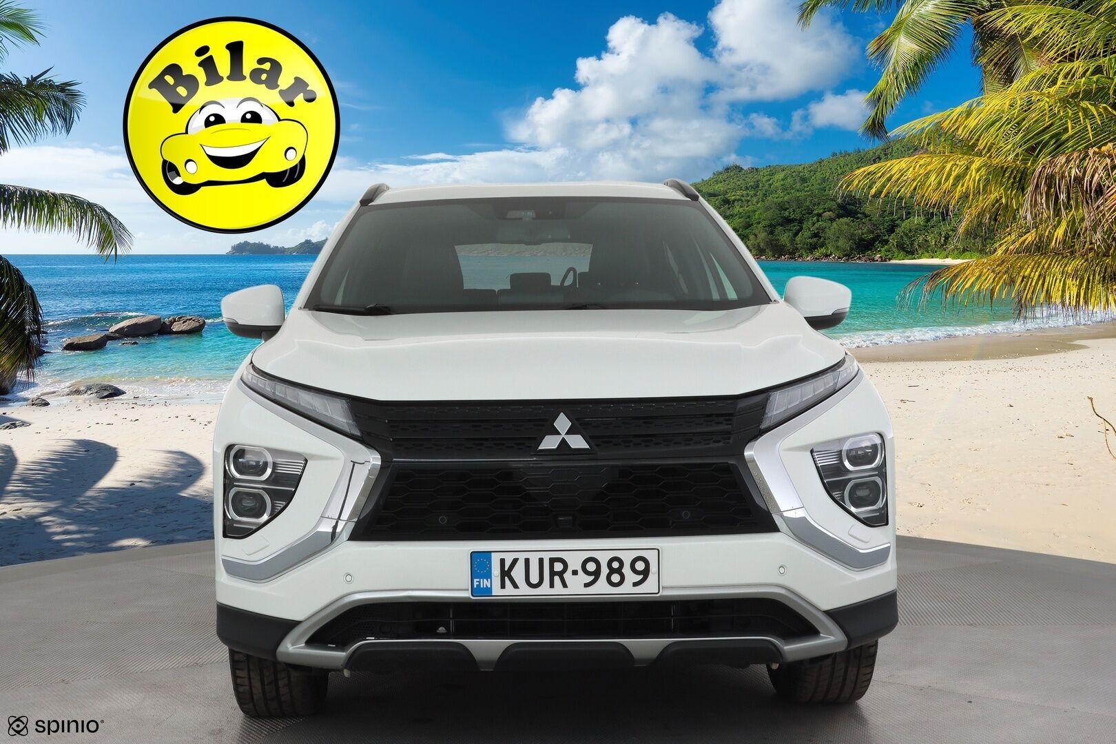 Mitsubishi Eclipse Cross 2023 2.4 PHEV Invite Plus 4WD - | LED | Koukku | Sähköpenkki | Nahka-Alcantara | P.kamera | Kaistavahti | Keyless | 2x renkaat aluin | 1-om suomiauto | 2x kaapelit | ALV | 