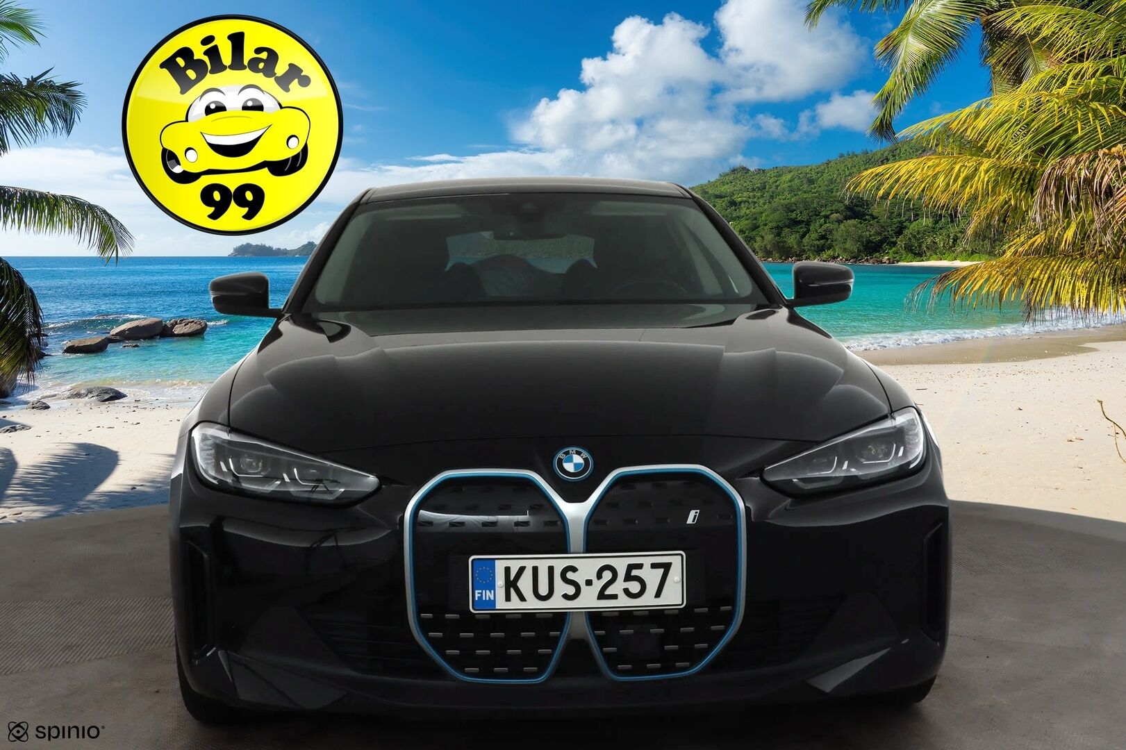 BMW i4 2023 eDrive40 * ACC / P.kamera / Sporttipenkit / LED / Navi / Sähköluukku / Puolinahat * - 1.Om Suomi-auto / Akku kuntotarkastettu SoH 96,6% / Kahdet renkaat aluvanteilla