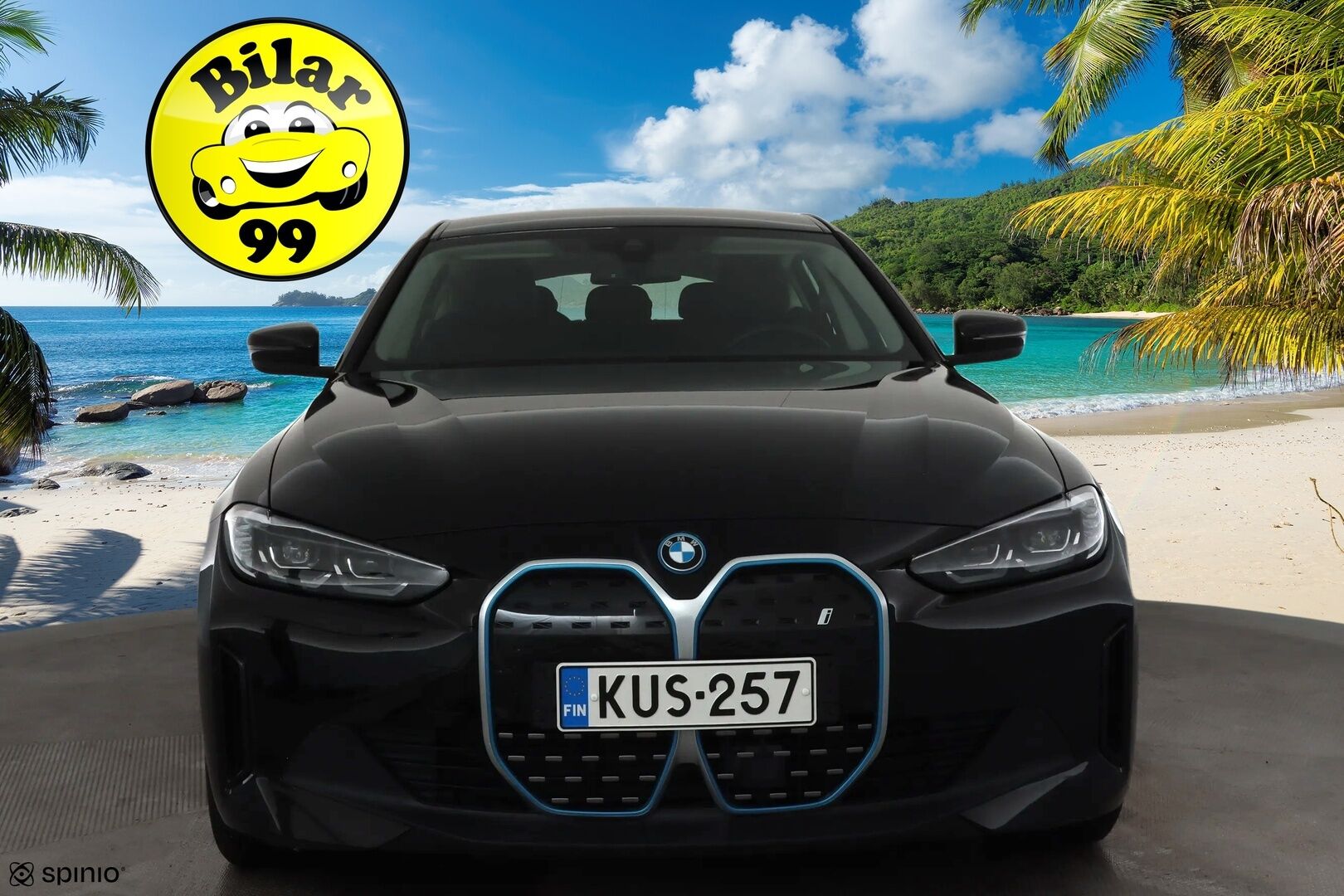 BMW i4 2023 eDrive40 * ACC / P.kamera / Sporttipenkit / LED / Navi / Sähköluukku / Puolinahat * - 1.Om Suomi-auto / Akku kuntotarkastettu SoH 96,6% / Kahdet renkaat aluvanteilla