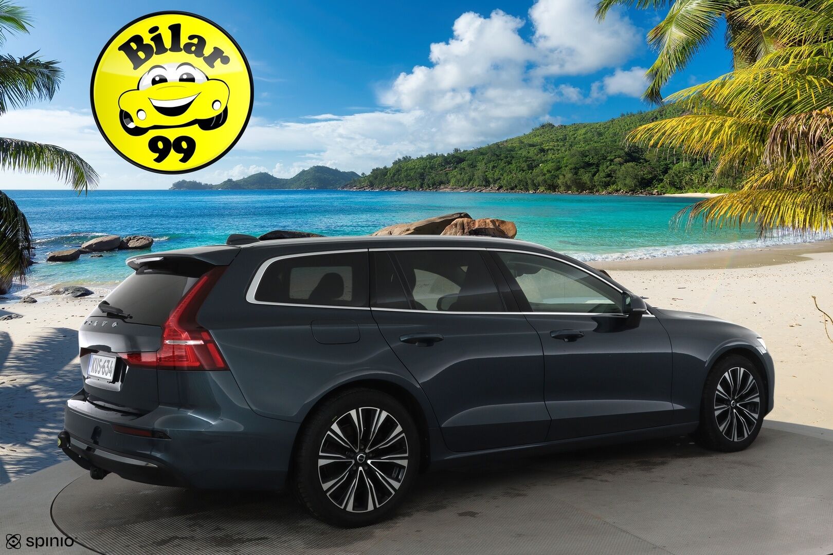 Volvo V60 2023 B3 MHEV Business Plus Bright DCT **Webasto / Koukku / ACC / Full-LED / P.Kamera / Sporttinahat Muistilla / Navi** - 3,99 % KORKOTARJOUS TÄHÄN AUTOON 28.9. ASTI! - 1-om Suomi-auto / Kahdet Renkaat / Merkkihuollettu!