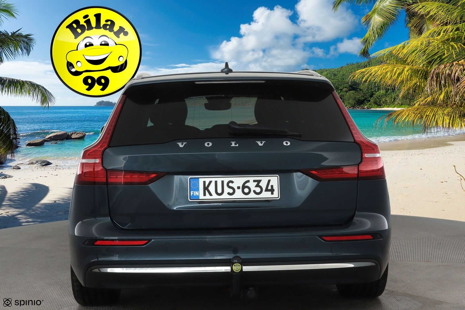 Volvo V60 2023 B3 MHEV Business Plus Bright DCT **Webasto / Koukku / ACC / Full-LED / P.Kamera / Sporttinahat Muistilla / Navi** - 1-om Suomi-auto / Kahdet Renkaat / Merkkihuollettu!