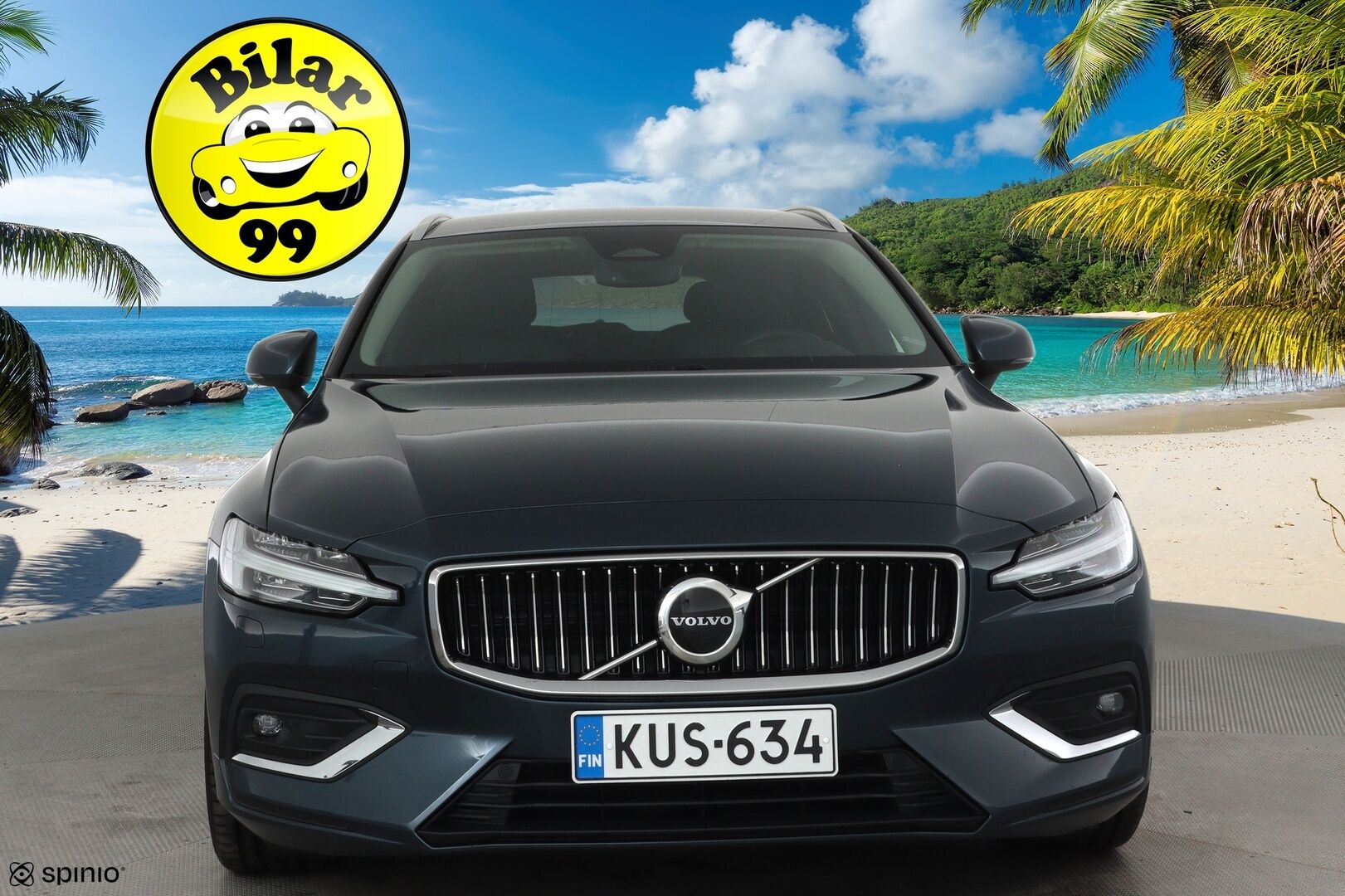 Volvo V60 2023 B3 MHEV Business Plus Bright DCT **Webasto / Koukku / ACC / Full-LED / P.Kamera / Sporttinahat Muistilla / Navi** - 3,99 % KORKOTARJOUS TÄHÄN AUTOON 28.9. ASTI! - 1-om Suomi-auto / Kahdet Renkaat / Merkkihuollettu!