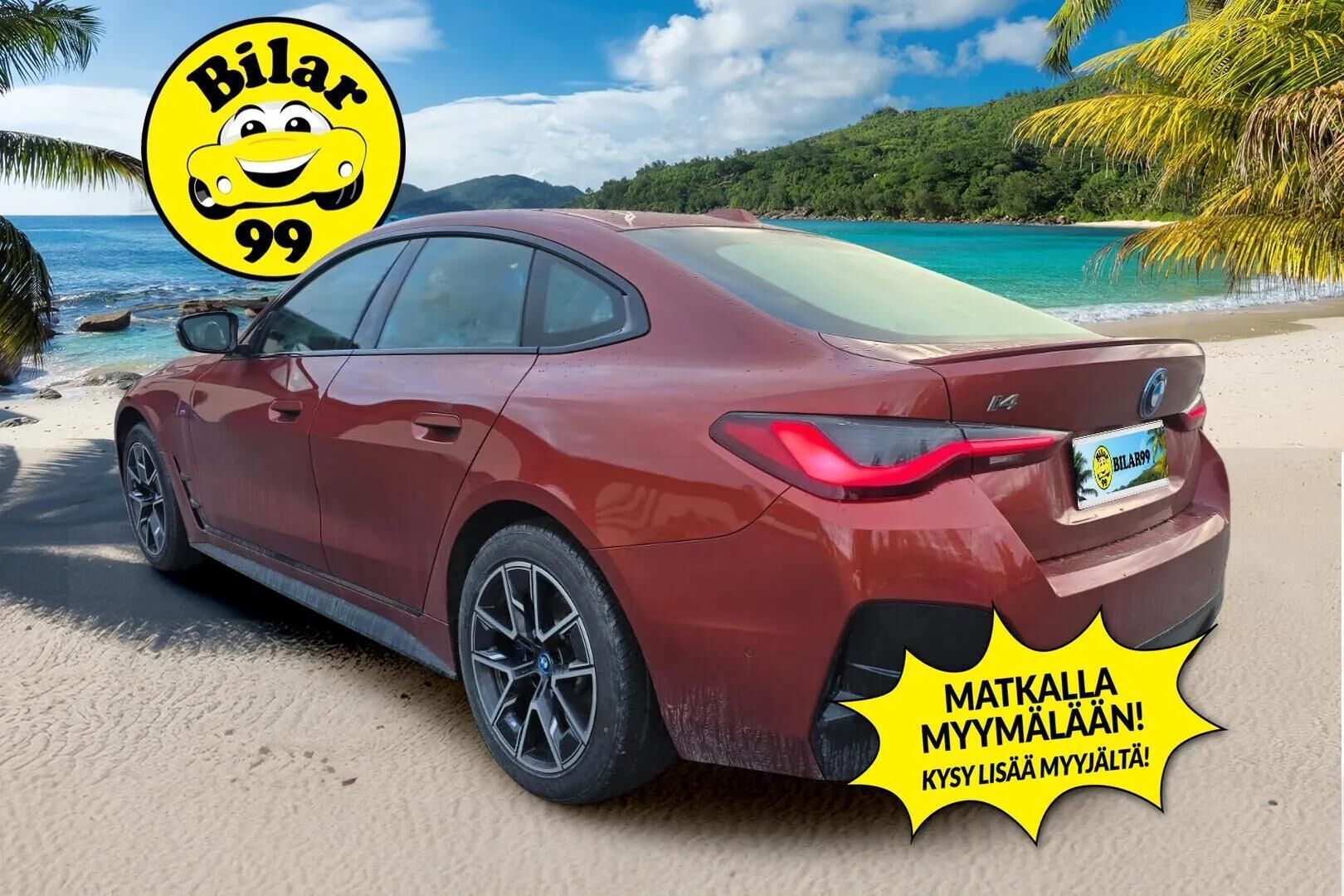 BMW I4 M50 2023 Charged ** Adapt.vakkari / HiFi / Suomi-auto / 2x vanteet ** - HULLUT JOULUT KORKOTARJOUS 2,49% 