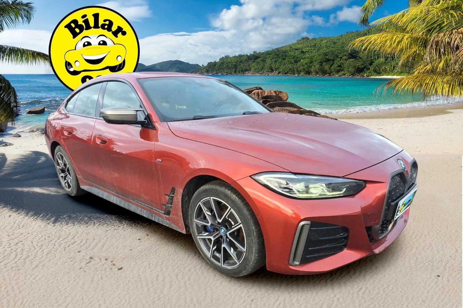 BMW I4 M50 2023 Charged ** Adapt.vakkari / HiFi / Suomi-auto / 2x vanteet ** - HULLUT JOULUT KORKOTARJOUS 2,49% 