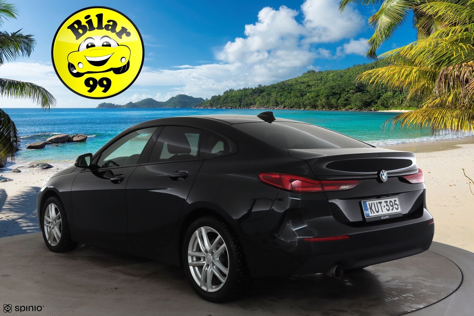 BMW 218 2022 F44 Gran Coupé 218i A Business * 1.Om Suomi-auto / Vakkari / P.kamera / LED / Navi / Digimittaristo / Lohkolämmitin * - Kahdet renkaat aluvanteilla / Merkkihuollettu