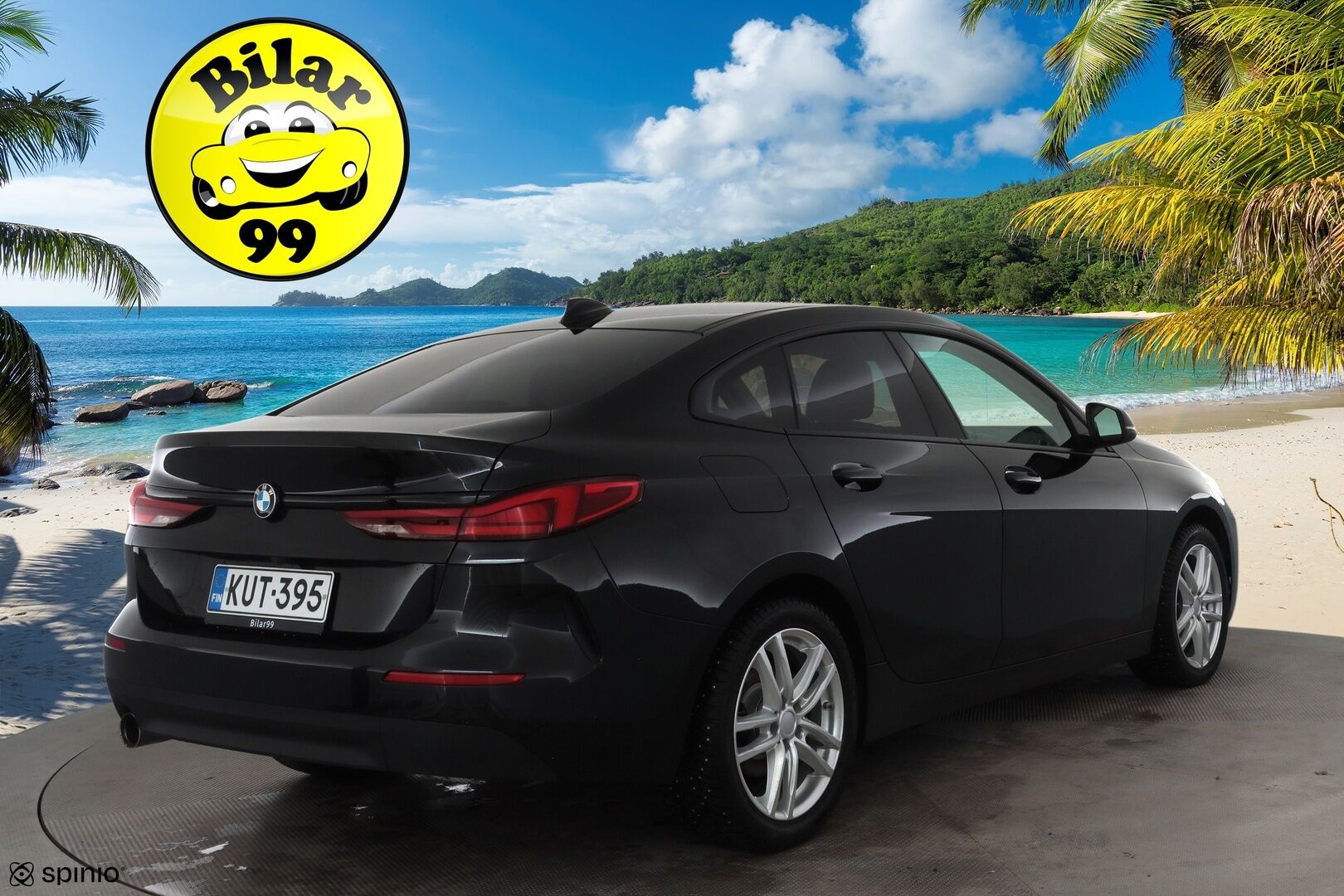 BMW 218 2022 F44 Gran Coupé 218i A Business * 1.Om Suomi-auto / Vakkari / P.kamera / LED / Navi / Digimittaristo / Lohkolämmitin * - Kahdet renkaat aluvanteilla / Merkkihuollettu