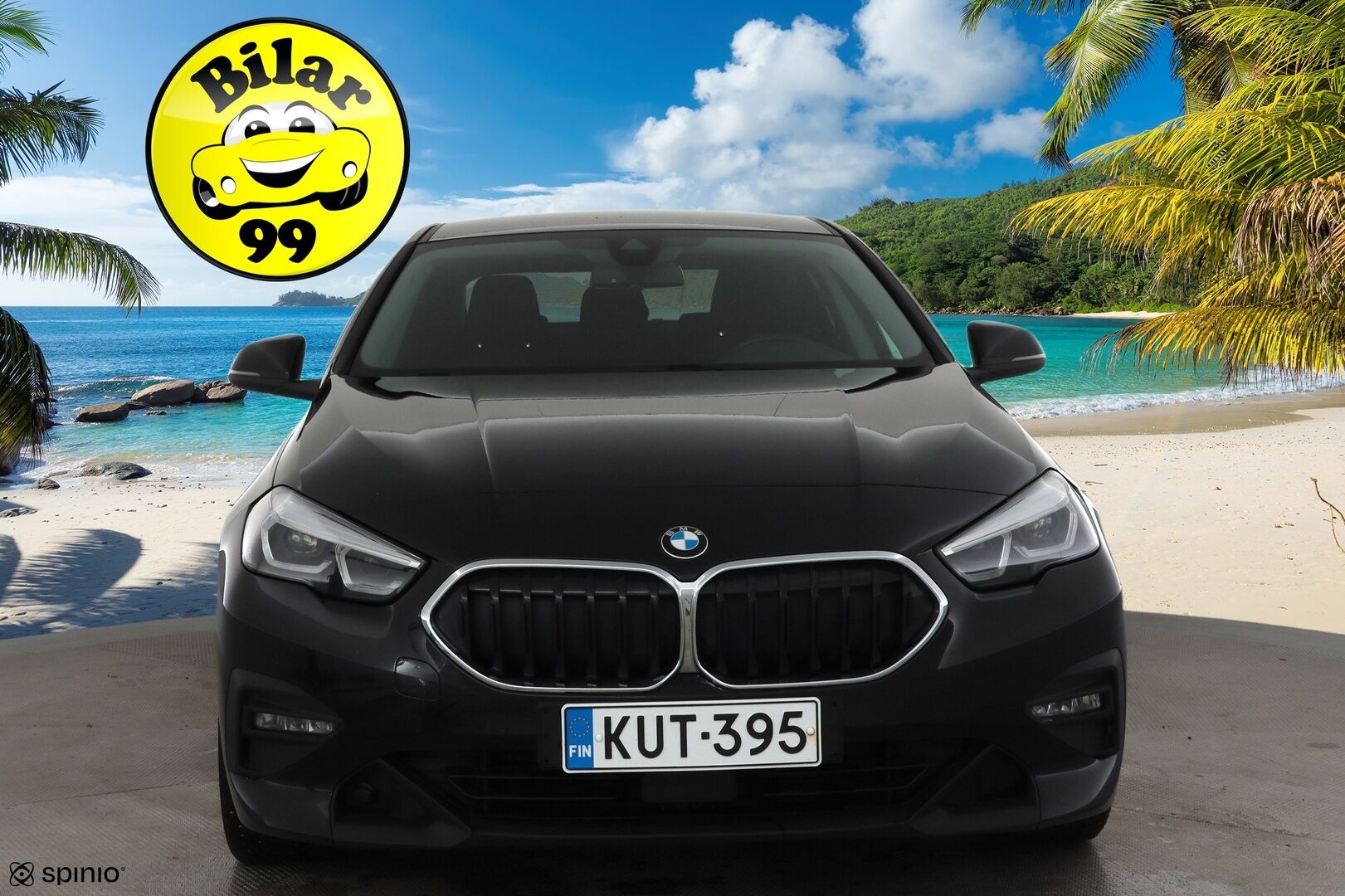 BMW 218 2022 F44 Gran Coupé 218i A Business * 1.Om Suomi-auto / Vakkari / P.kamera / LED / Navi / Digimittaristo / Lohkolämmitin * - Kahdet renkaat aluvanteilla / Merkkihuollettu