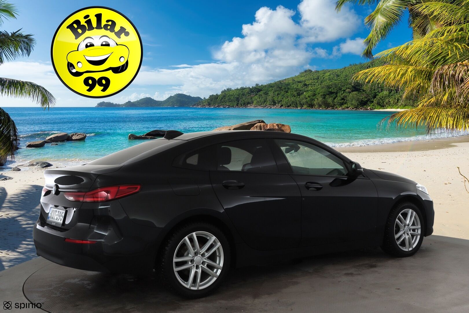 BMW 218 2022 F44 Gran Coupé 218i A Business * 1.Om Suomi-auto / Vakkari / P.kamera / LED / Navi / Digimittaristo / Lohkolämmitin * - Kahdet renkaat aluvanteilla / Merkkihuollettu