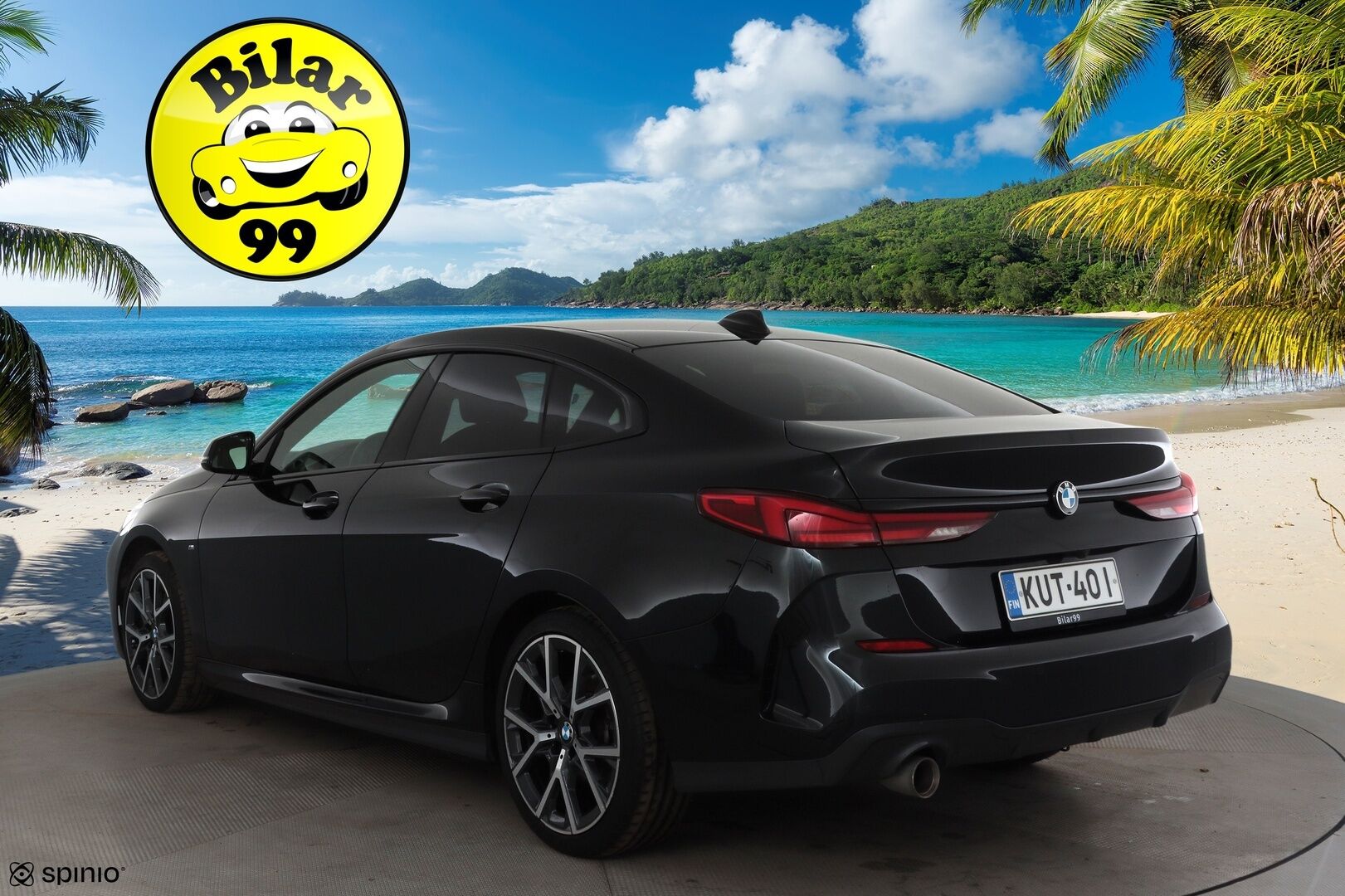 BMW 218 2022 F44 Gran Coupé 218i A Business M Sport * Vakkari / LED / P-Tutkat / Sisätilanlämmitin / Navi / Kaistavahti * - Koukku / Merkkihuollettu / 1-om Suomi-auto / Kahdet renkaat - HULLUT BLACKWEEK JATKOT - KORKOTARJOUS 2,49%