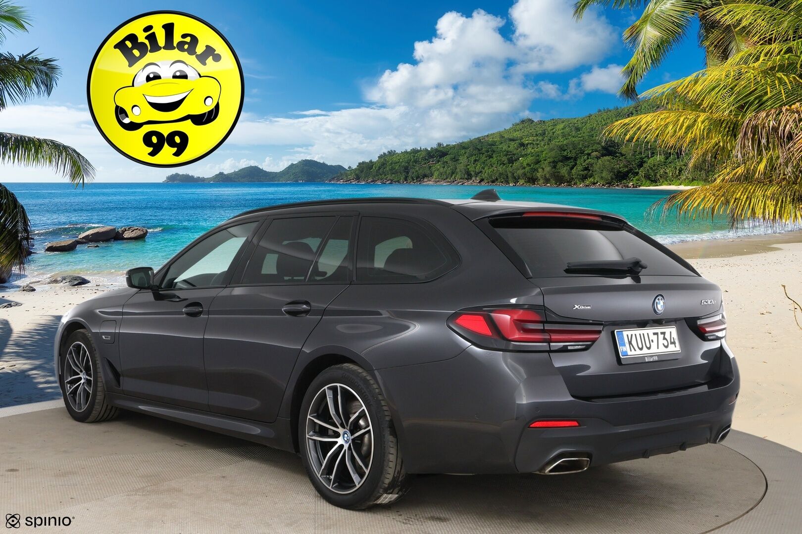 BMW 530 2023 G31 Touring A Charged Edition M Sport * ACC / P.kamera / Adapt.LED / Hifi / Comfort Access / Navi / Sporttinahat * - 1.Om Suomi-auto / Kahdet renkaat aluvanteilla / Merkkihuollettu - HULLUT AVAJAISHULINAT KORKOTARJOUS 3,29 %