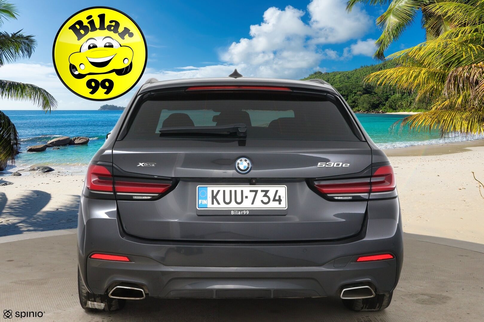 BMW 530 2023 G31 Touring A Charged Edition M Sport * ACC / P.kamera / Adapt.LED / Hifi / Comfort Access / Navi / Sporttinahat * - 1.Om Suomi-auto / Kahdet renkaat aluvanteilla / Merkkihuollettu - HULLUT AVAJAISHULINAT KORKOTARJOUS 3,29 %