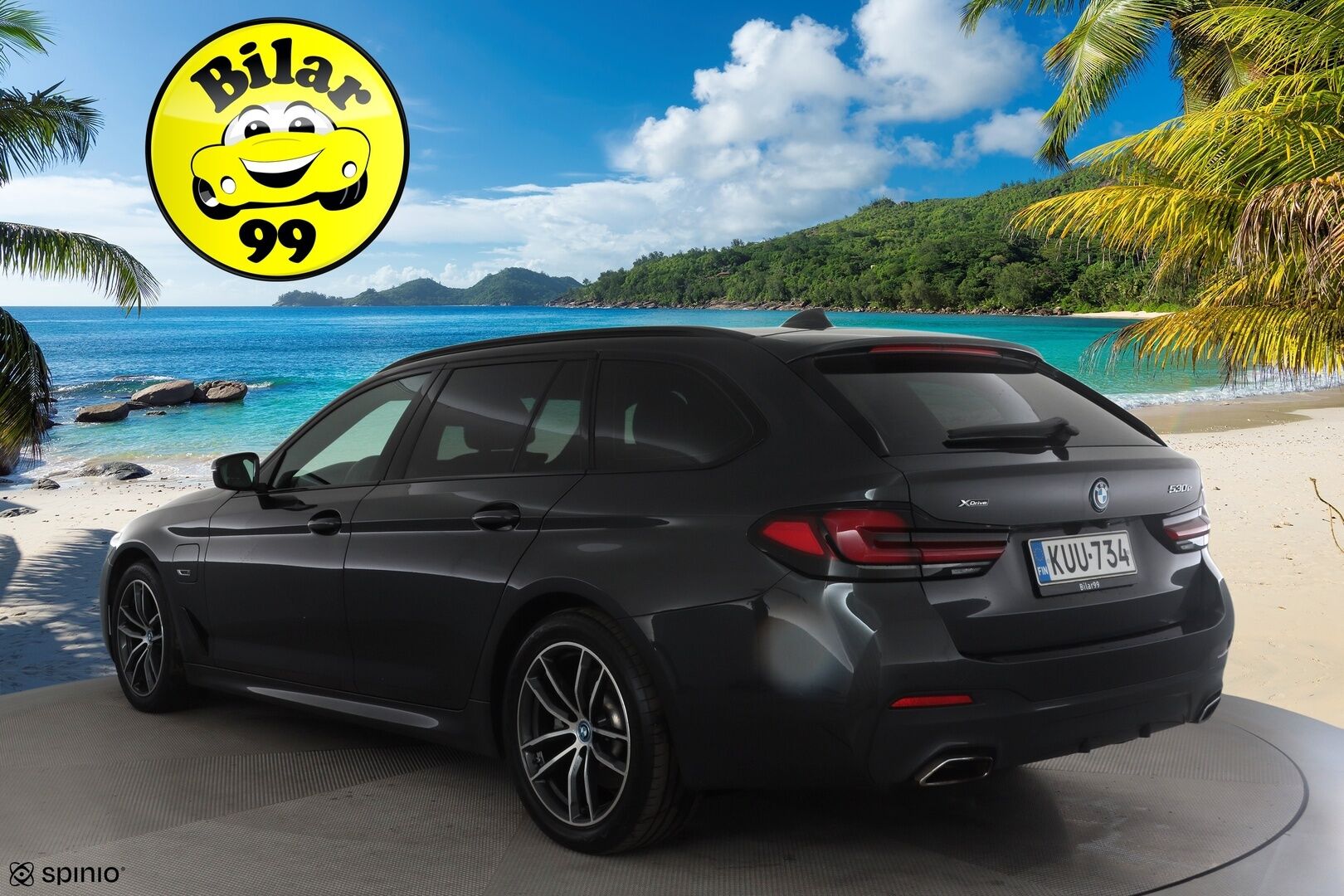 BMW 530 2023 G31 Touring A Charged Edition M Sport * ACC / P.kamera / Adapt.LED / Hifi / Comfort Access / Navi / Sporttinahat * - 1.Om Suomi-auto / Kahdet renkaat aluvanteilla / Merkkihuollettu