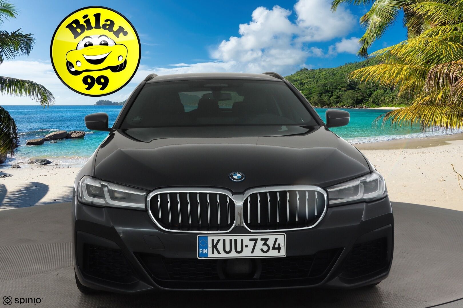 BMW 530 2023 G31 Touring A Charged Edition M Sport * ACC / P.kamera / Adapt.LED / Hifi / Comfort Access / Navi / Sporttinahat * - 1.Om Suomi-auto / Kahdet renkaat aluvanteilla / Merkkihuollettu