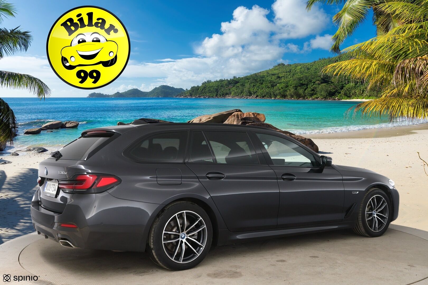 BMW 530 2023 G31 Touring A Charged Edition M Sport * ACC / P.kamera / Adapt.LED / Hifi / Comfort Access / Navi / Sporttinahat * - 1.Om Suomi-auto / Kahdet renkaat aluvanteilla / Merkkihuollettu - HULLUT AVAJAISHULINAT KORKOTARJOUS 3,29 %