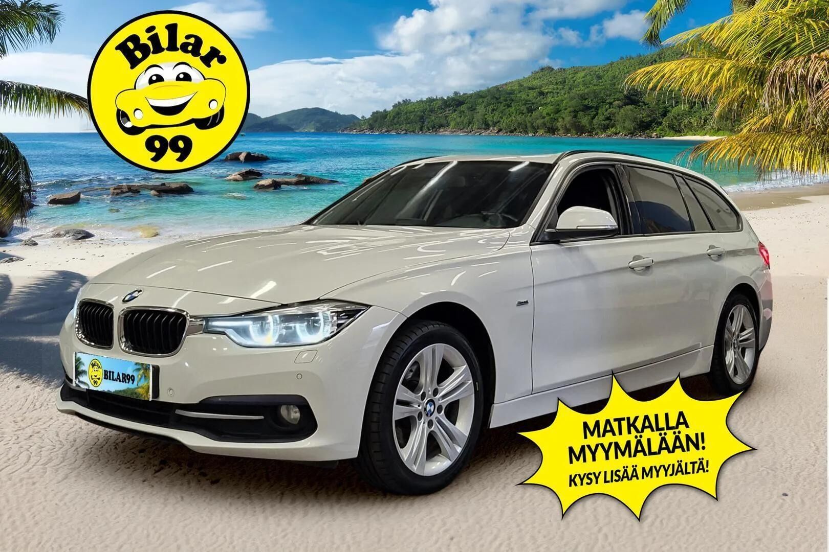 BMW 320 2017 320d xDrive Farmari (AC) 4ov 1995cm3 A - | Sport - Line | Neliveto | Kahdet renkaat alumiinivanteilla | BMW - LED | Sport penkit | Vakionopeudensäädin | 