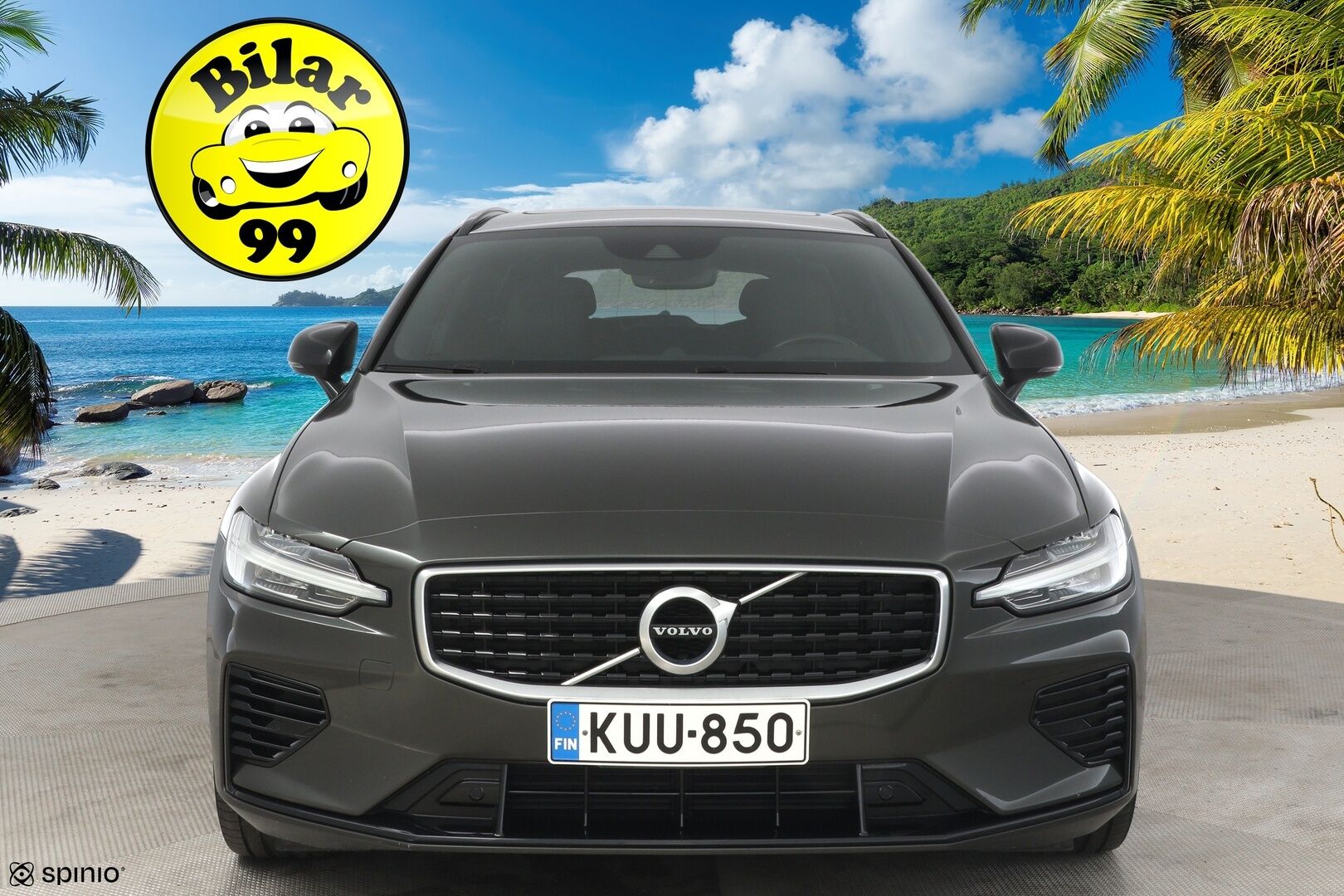 Volvo V60 2020 T6 TwE AWD R-Design ** B&W / Panorama / Taittuva Koukku / HUD** - **Kahdet Renkaat / Jakopää 09/2025 / Sähköinen takaluukku / Puolinahat / Juuri huollettu / **