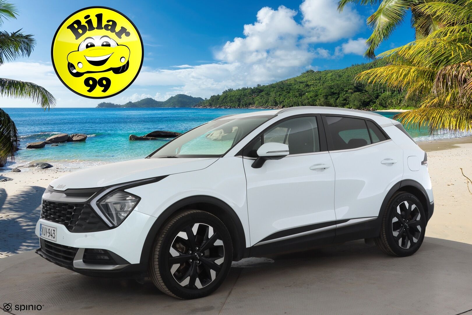 Kia Sportage 2022 1,6 T-GDI AWD Plug-in Hybrid EX AT 265hv * ACC / P.kamera / LED / Navi / Digimittaristo / Ratinlämmitin * - Suomi-auto / Akku kuntotarkastettu SoH 98% / Kahdet renkaat aluvanteilla