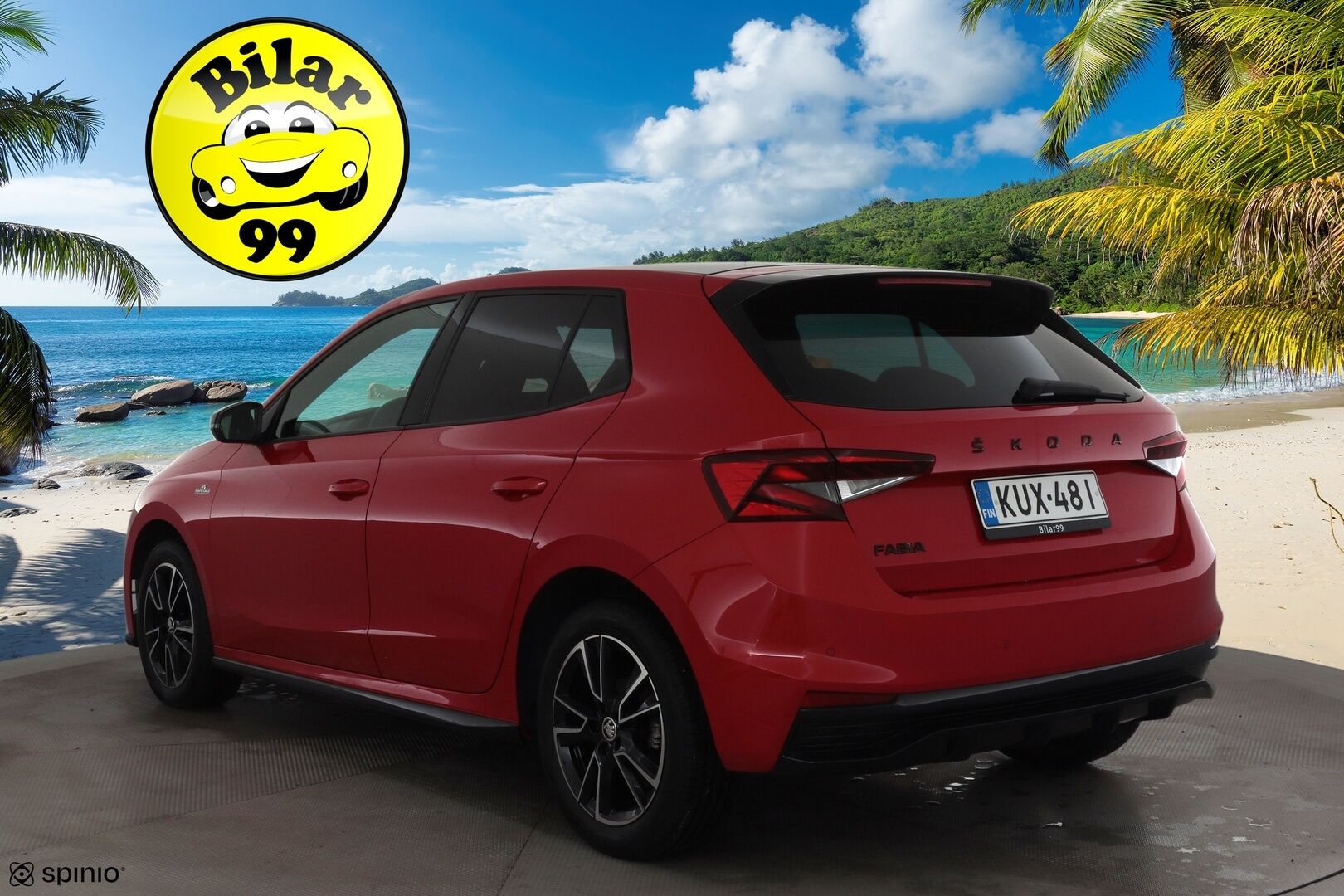 Skoda Fabia 2023 1.5 TSI Monte Carlo DSG * ACC / Lasikatto / Digimittari / P.tutkat / Apple&Android / Keyless * - 1.Om suomi-auto / Kahdet renkaat - HULLUT AVAJAISHULINAT KORKOTARJOUS 3,29 %