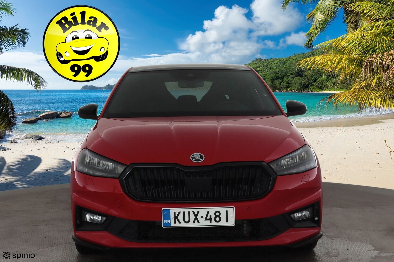 Skoda Fabia 2023 1.5 TSI Monte Carlo DSG * ACC / Lasikatto / P.tutkat / Apple&Android / Keyless * - 1.Om suomi-auto / Kahdet renkaat