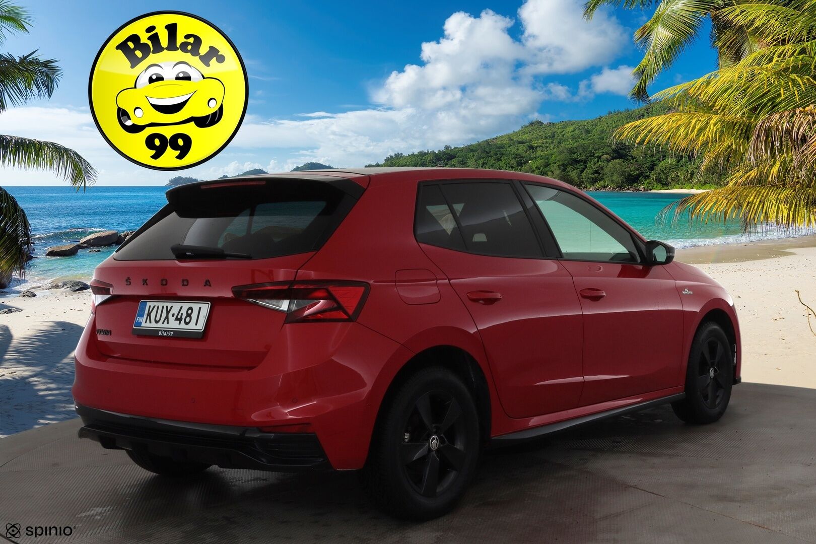 Skoda Fabia 2023 1.5 TSI Monte Carlo DSG * ACC / Lasikatto / Digimittari / P.tutkat / Apple&Android / Keyless * - 1.Om suomi-auto / Kahdet renkaat - HULLUT AVAJAISHULINAT KORKOTARJOUS 3,29 %