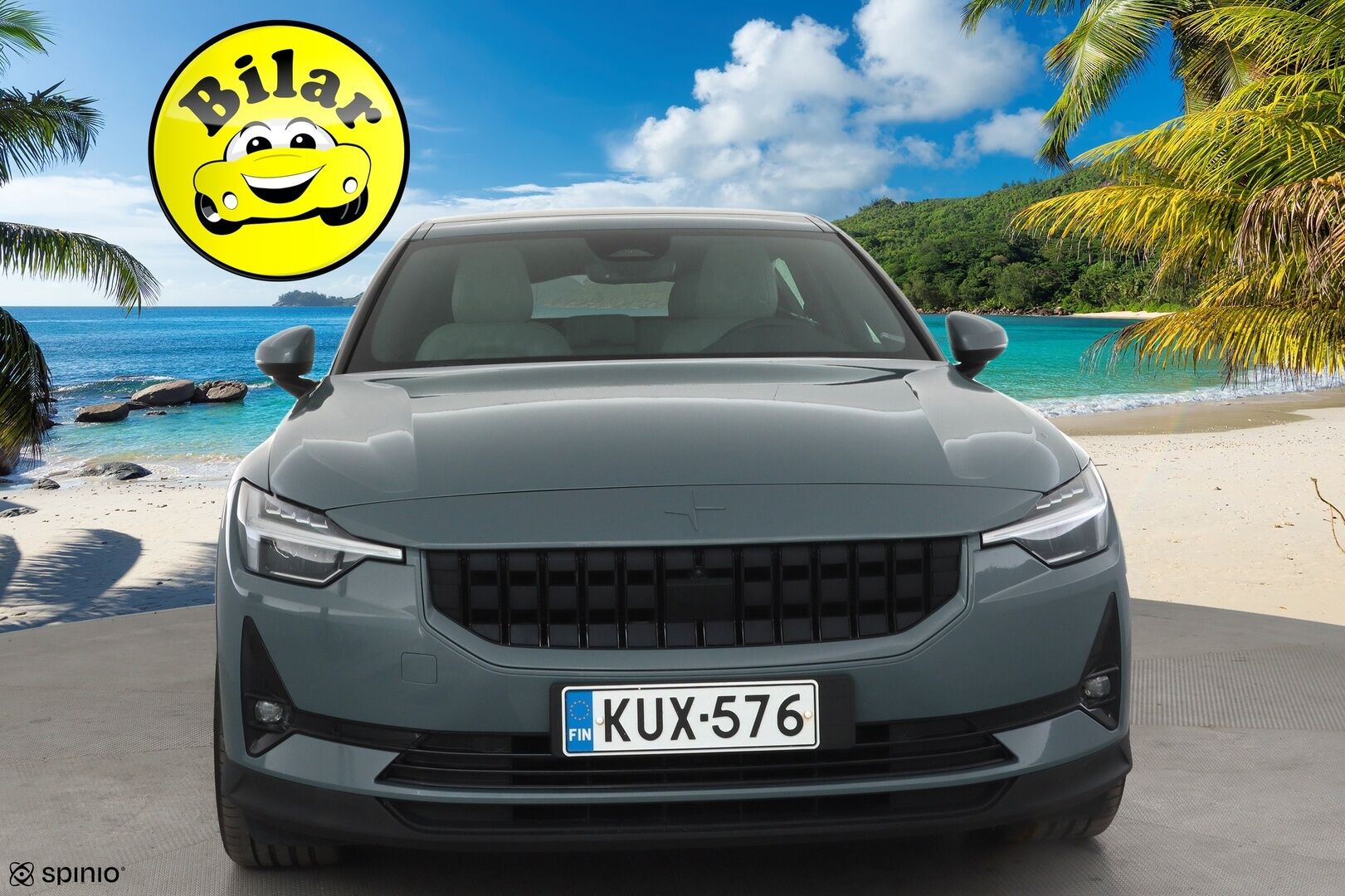 Polestar 2 2023 Long Range Dual Motor, 300kW, 78kWh - | ACC | ILP | Ilmastoidut Sporttinahat | 360° | Harman/Kardon | Lasikatto | Muistipenkki | Pilot assist | BLIS | 2x polestar alut | Merkkihuollot | 