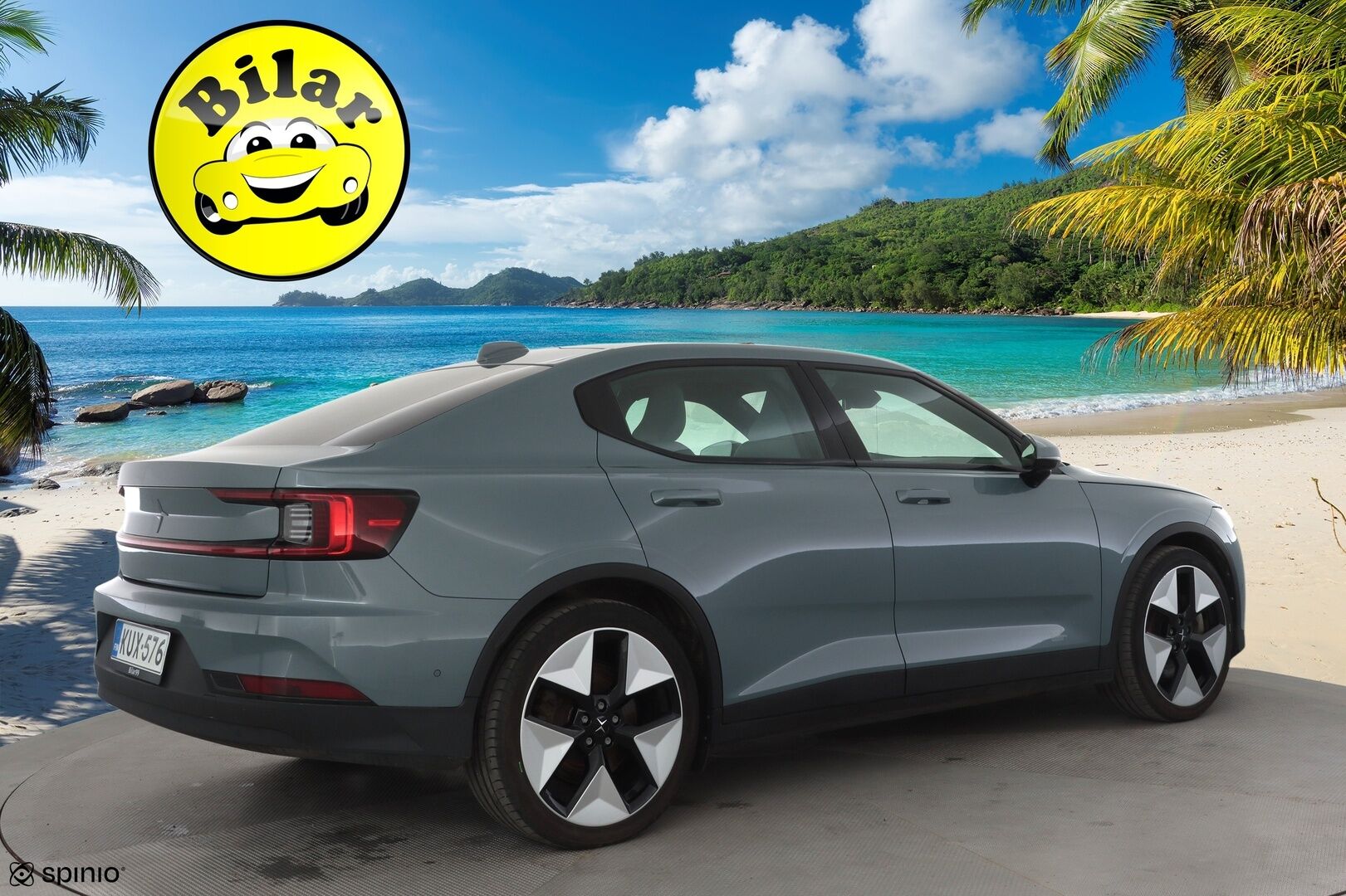 Polestar 2 2023 Long Range Dual Motor, 300kW, 78kWh - | ACC | ILP | Ilmastoidut Sporttinahat | 360° | Harman/Kardon | Lasikatto | Muistipenkki | Pilot assist | BLIS | 2x polestar alut | Merkkihuollot | 