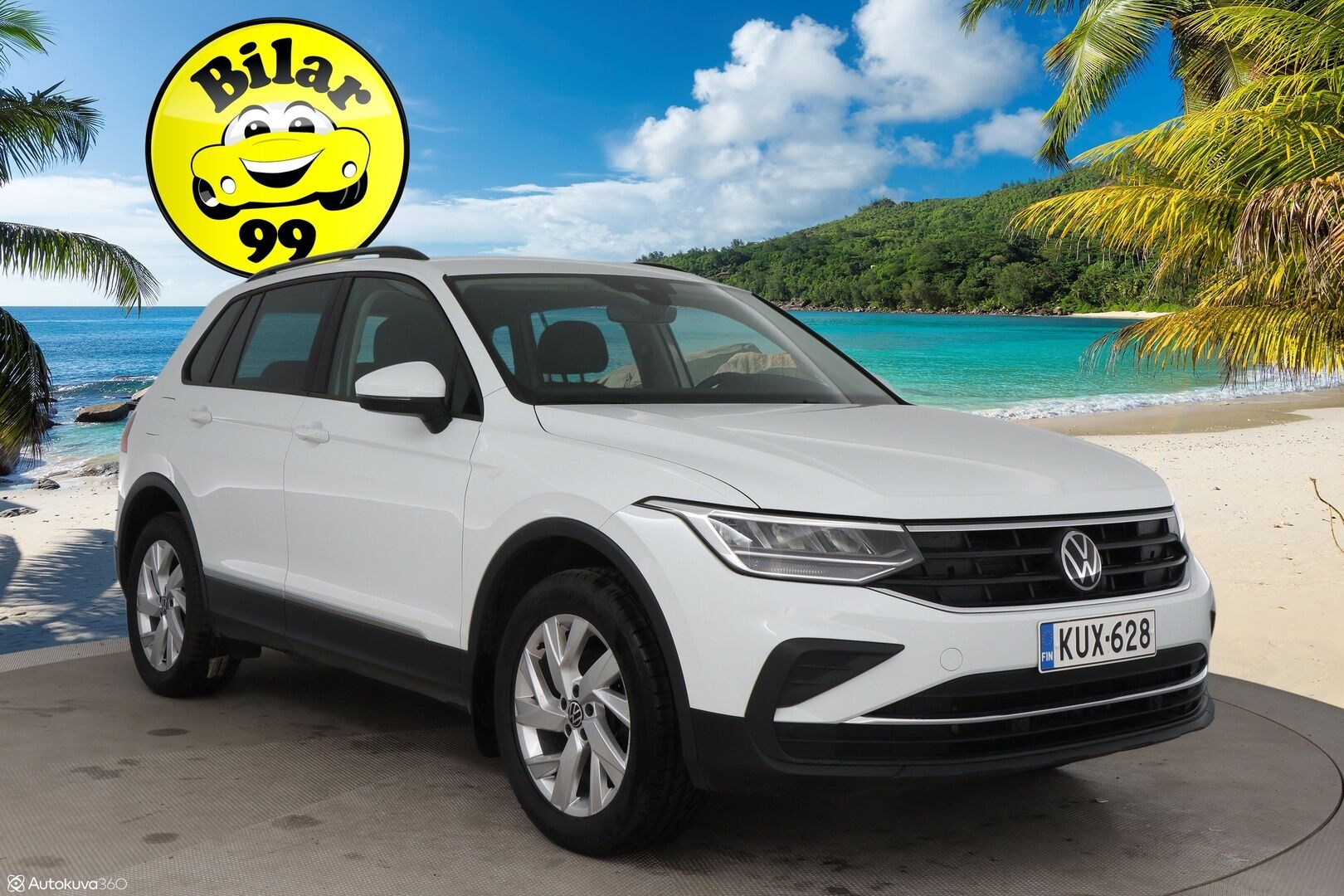 Volkswagen Tiguan 2023 Comfort 2,0 TDI SCR 110 kW 4MOTION DSG-automaatti / Adapt.Vak / PA-Lämmitin / Vetokoukku / Ratinlämmitin / - 3,99 % KORKOTARJOUS TÄHÄN AUTOON - / Harvinainen / Facelift / Juuri huollettu ja katsastettu  / 2x hyvät renkaat /