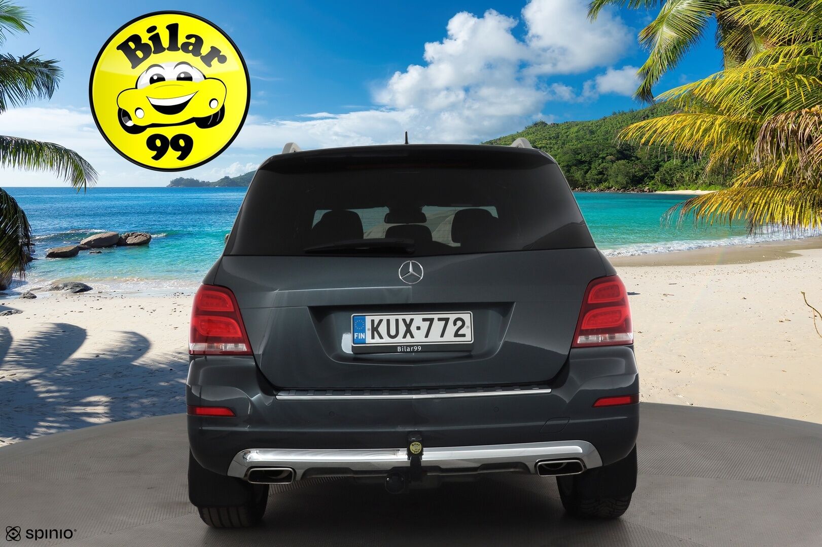 Mercedes-Benz GLK 2015 220 BlueTec 4Matic A * Vakkari / P.tutkat / ILS-Xenon / Navi / Puolinahat / Koukku / Lohkolämmitin * - Kahdet renkaat aluvanteilla