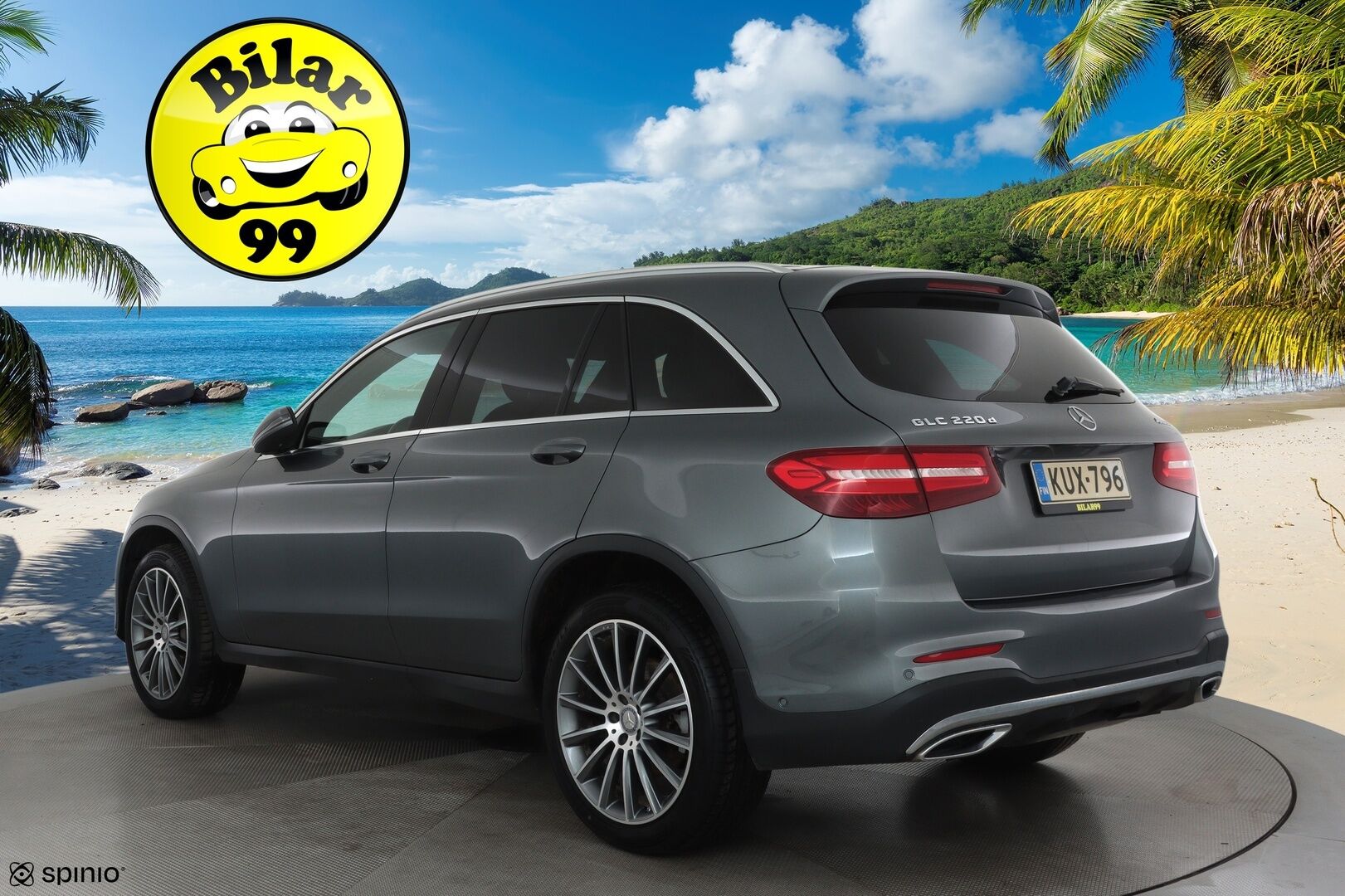 Mercedes-Benz GLC 2016 220 d 4Matic A Premium Business AMG **Distronic Pro / Burmester / Webasto / Ilma-alusta / Koukku / P.kamera / ILS-LED** - Kahdet Renkaat