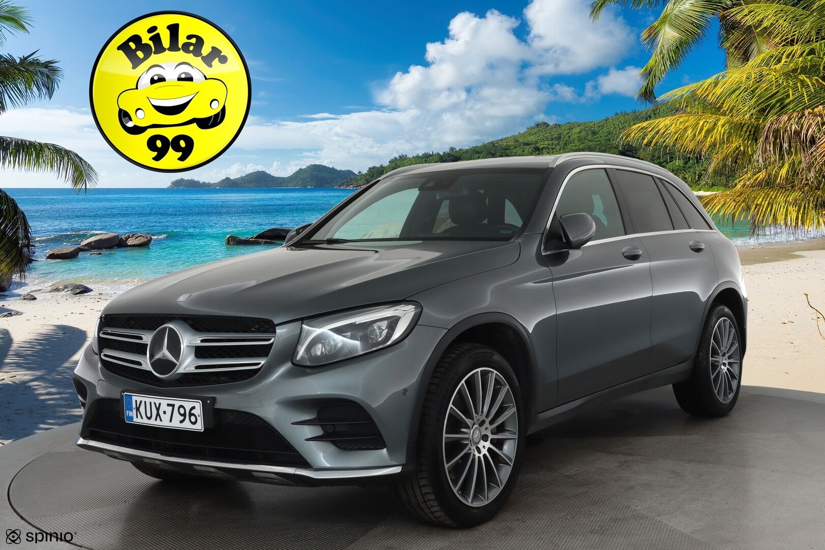 Mercedes-Benz GLC 2016 220 d 4Matic A Premium Business AMG **Distronic Pro / Burmester / Webasto / Ilma-alusta / Koukku / P.kamera / ILS-LED** - Kahdet Renkaat